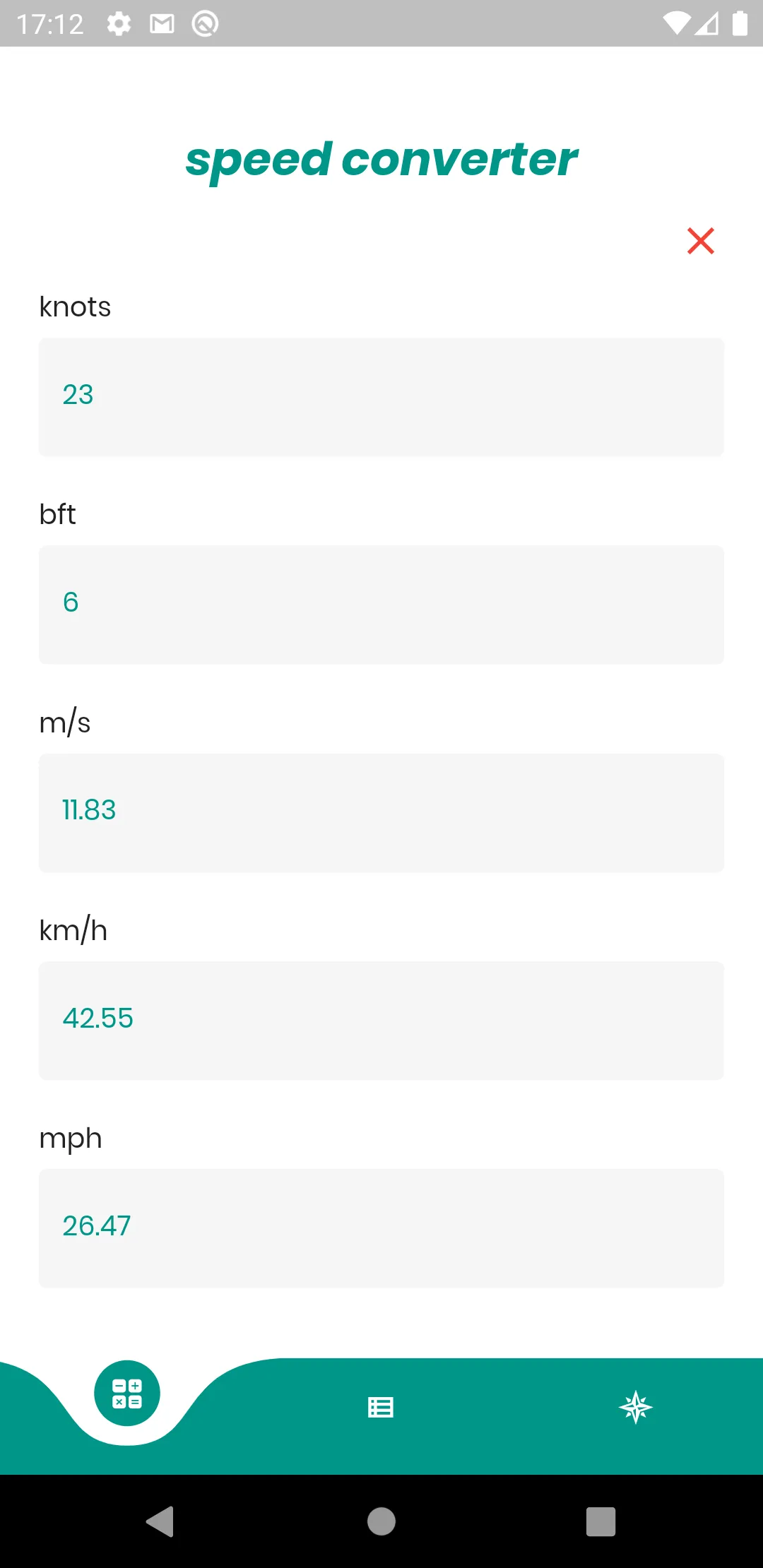 Wind Speed Converter | Indus Appstore | Screenshot