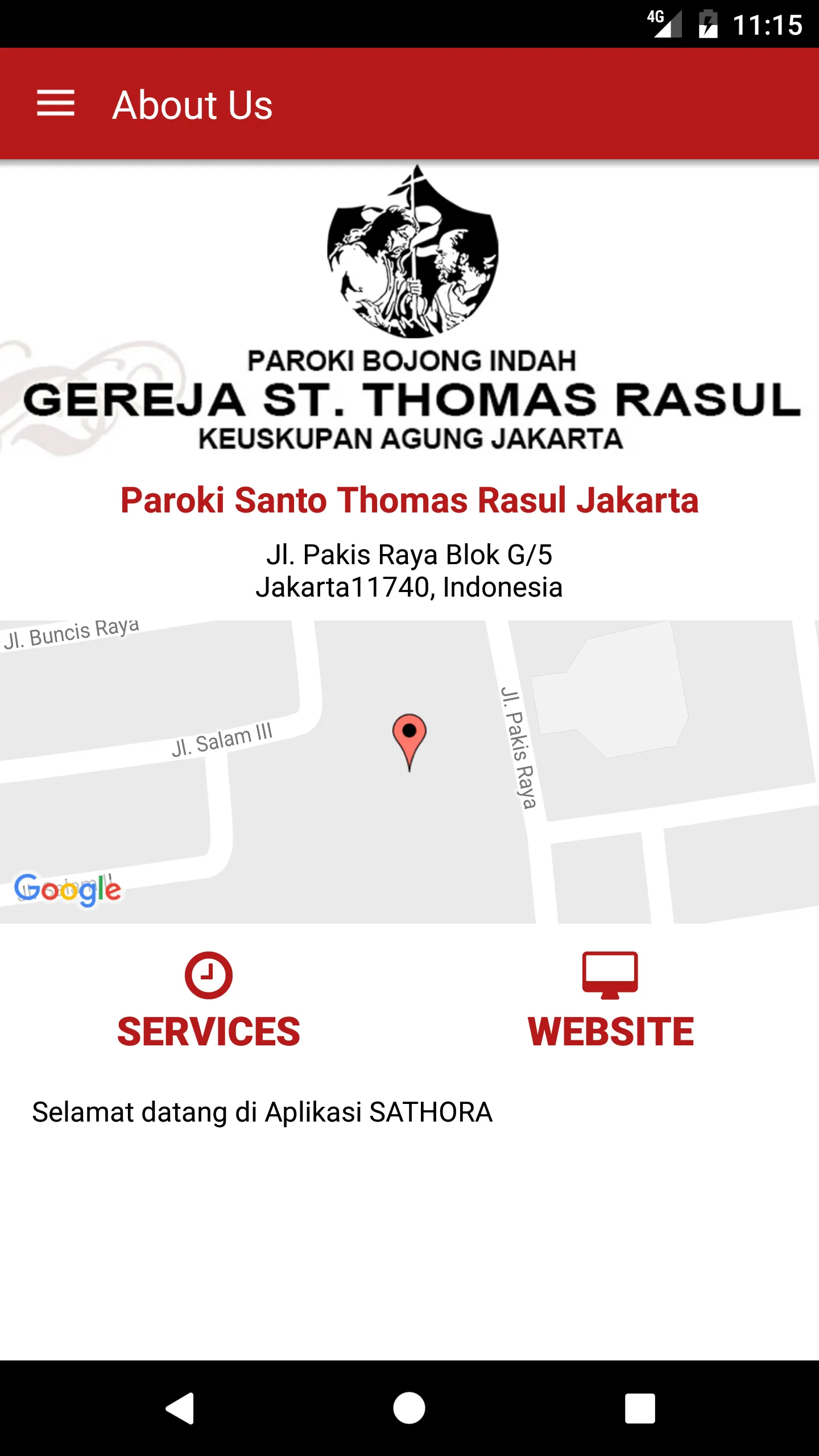 Paroki Santo Thomas Rasul | Indus Appstore | Screenshot