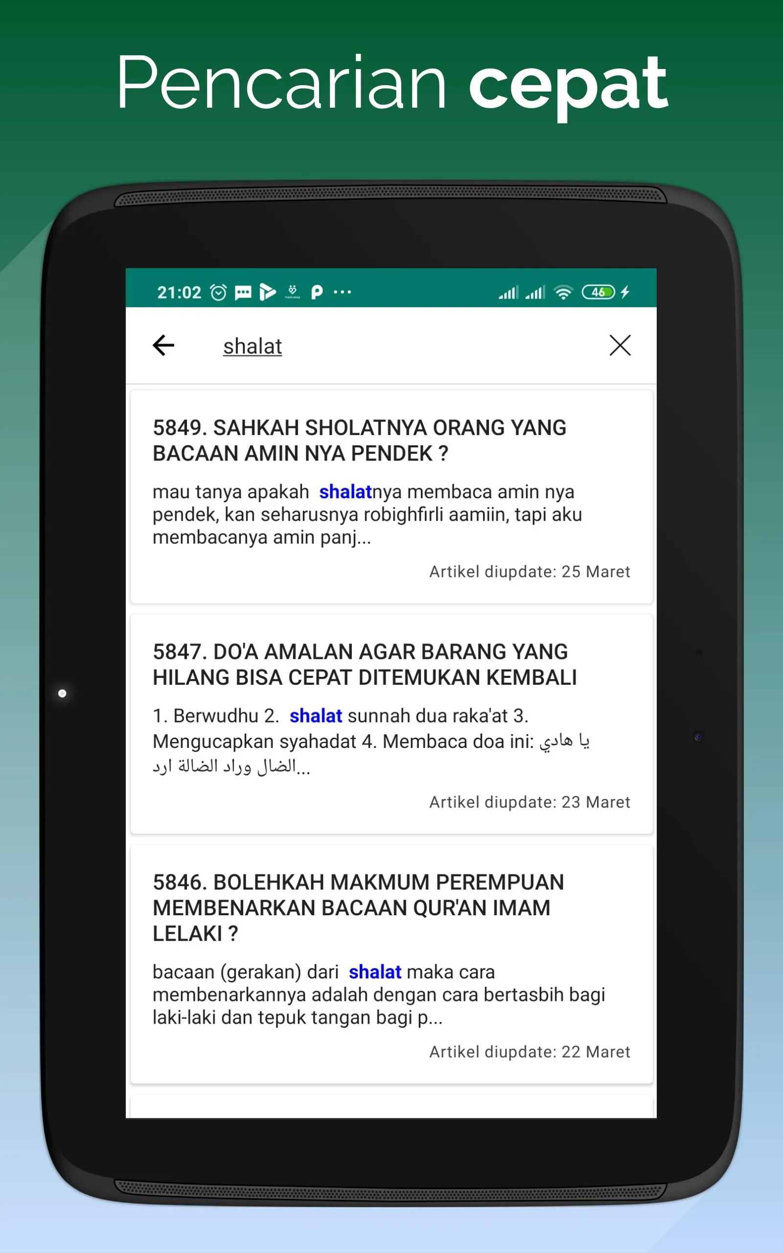 Ustadz Menjawab (Online) | Indus Appstore | Screenshot