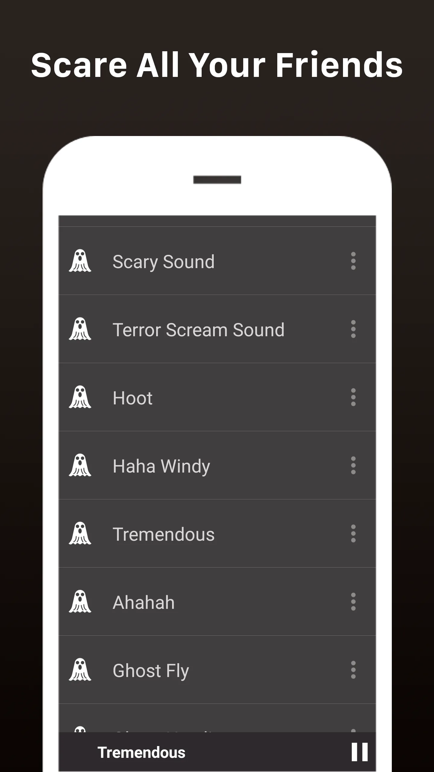 Scary Sound Effects - Ghost | Indus Appstore | Screenshot