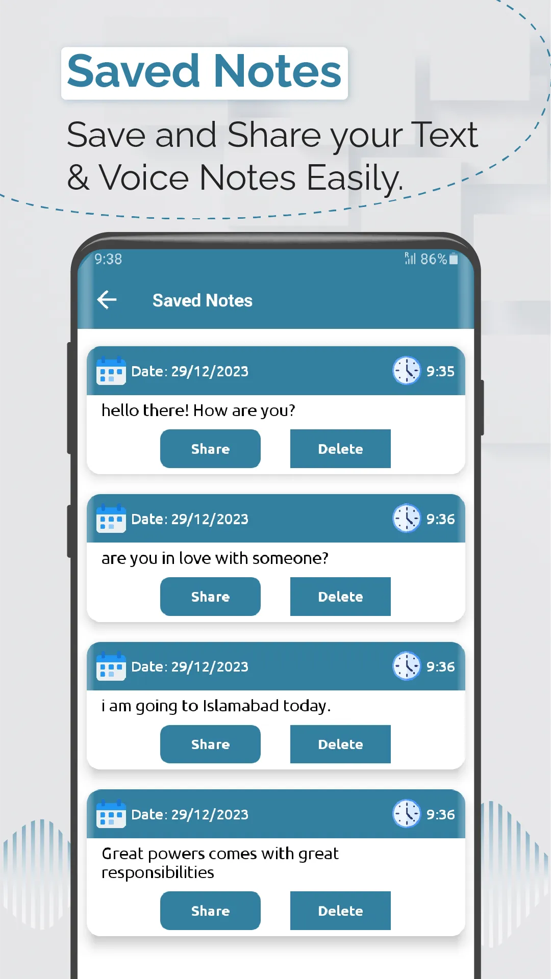 Voice Notepad - Speech to Text | Indus Appstore | Screenshot