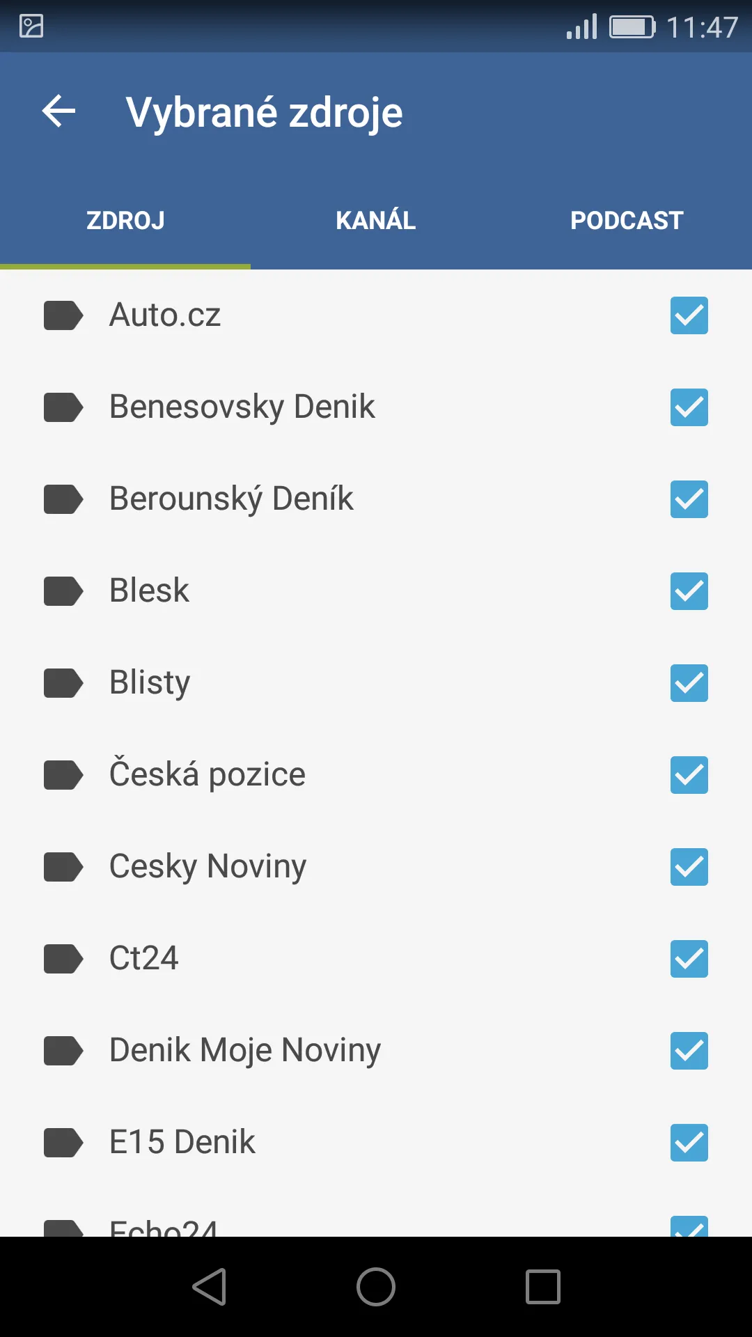 České Noviny | Indus Appstore | Screenshot