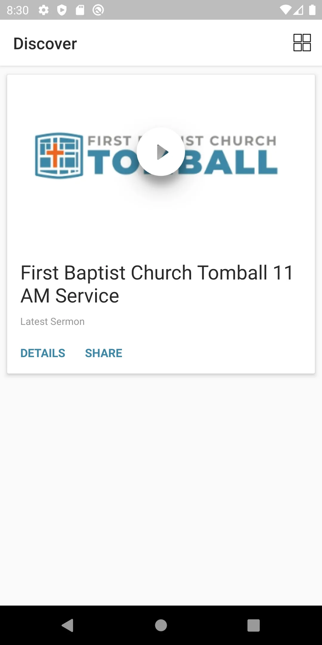 First Baptist Church Tomball | Indus Appstore | Screenshot