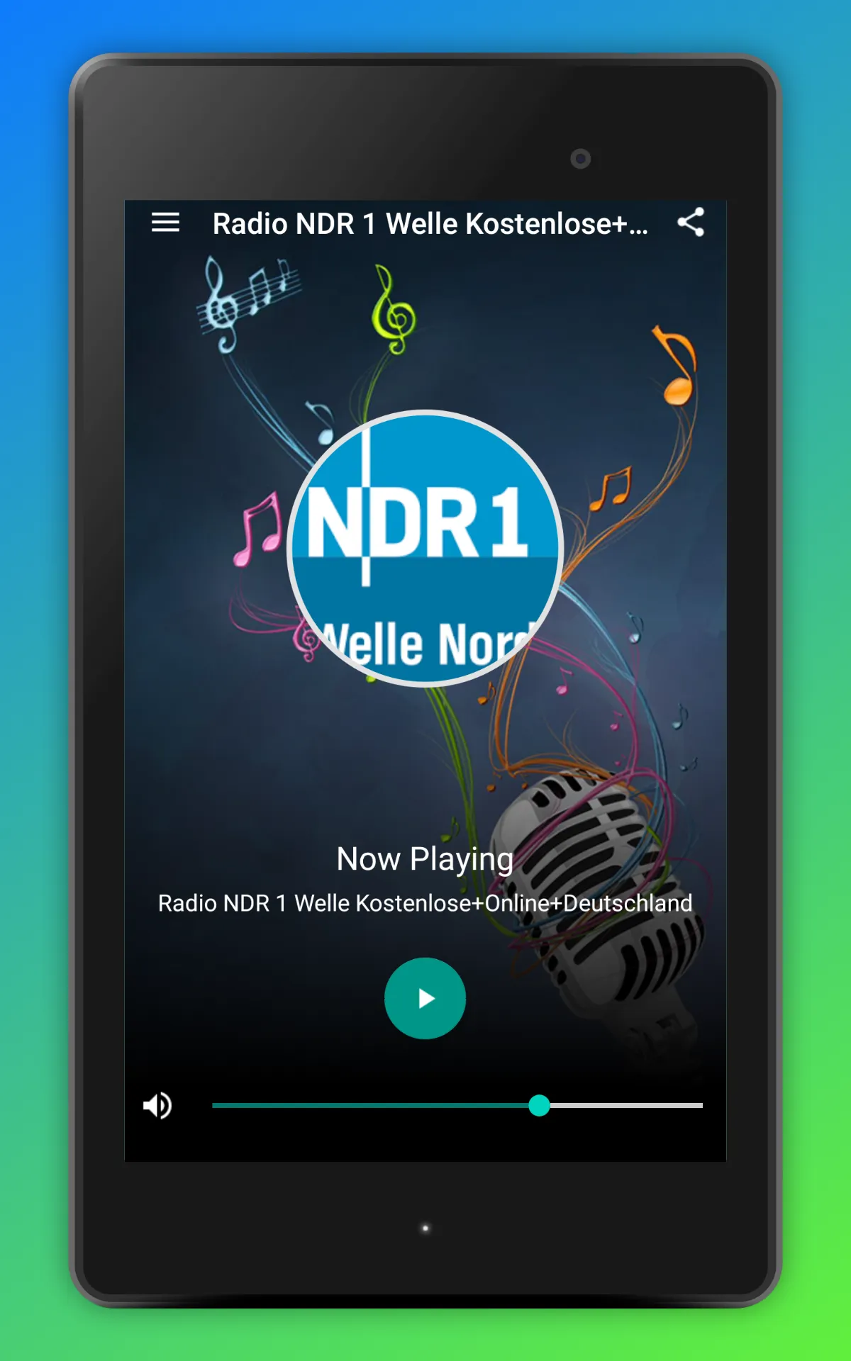 NDR 1 Welle Nord Radio Online | Indus Appstore | Screenshot