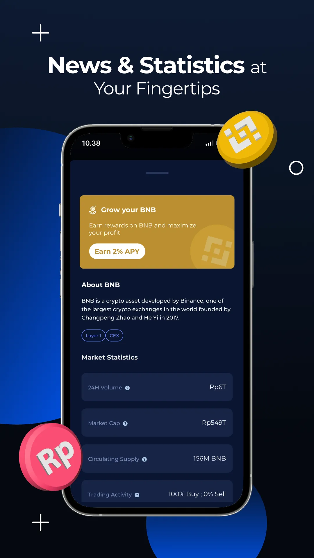 NOBI: Own Bitcoin & Crypto | Indus Appstore | Screenshot