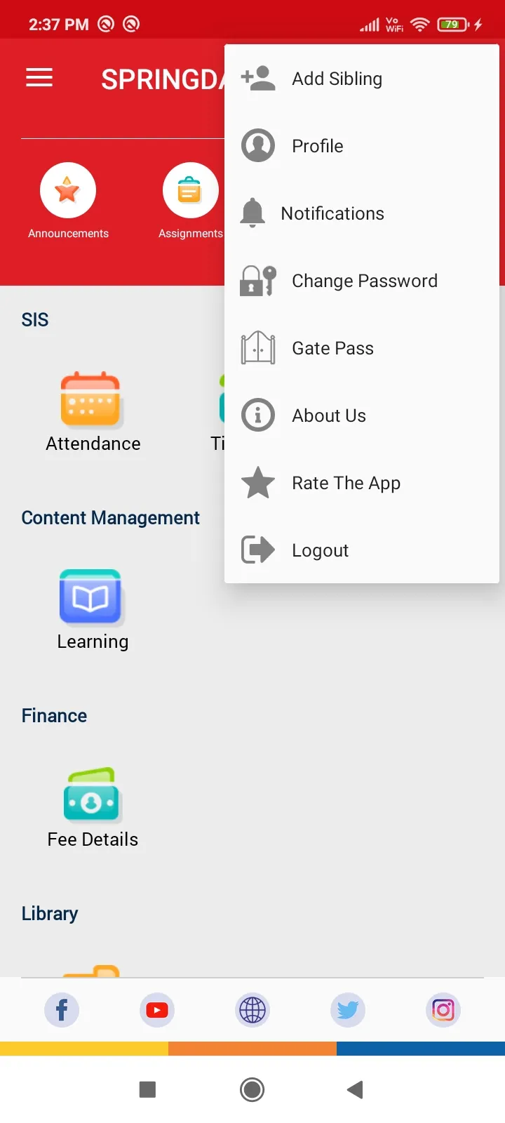 Springdale School | Indus Appstore | Screenshot