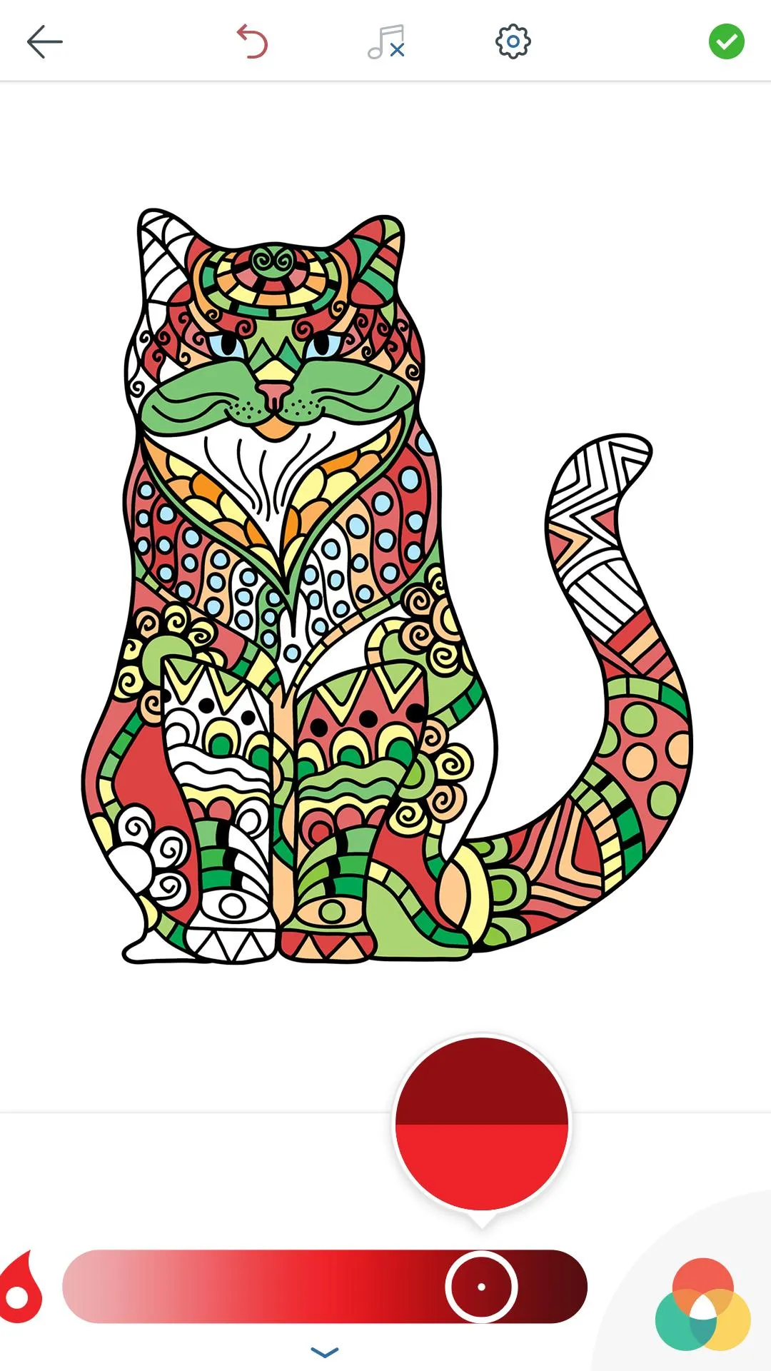 Cat Coloring Pages for Adults | Indus Appstore | Screenshot