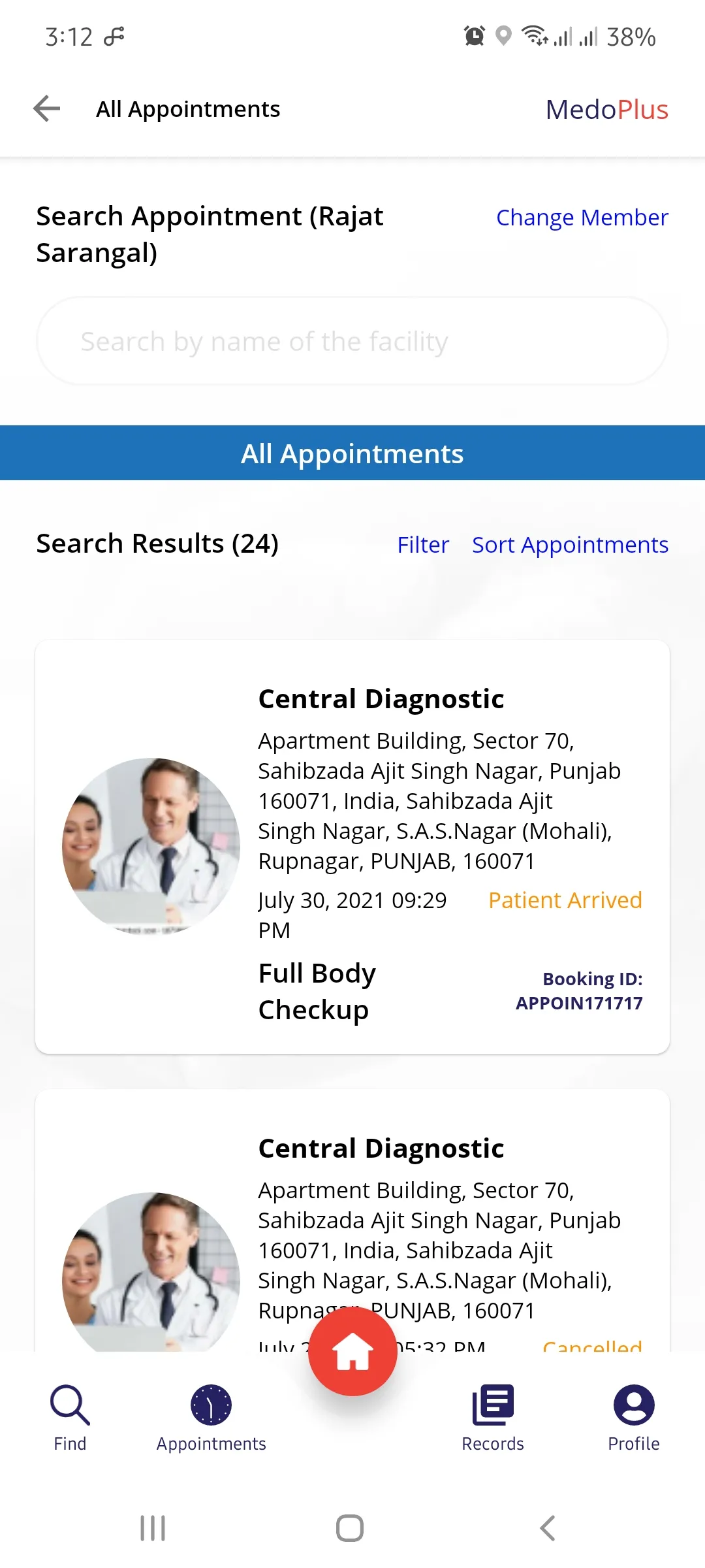 MedoPlus: Book Doctors & Labs | Indus Appstore | Screenshot