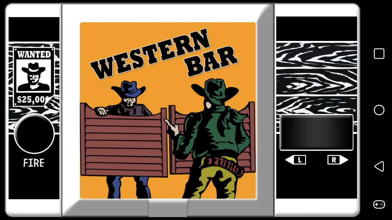 Western Bar(80s Handheld Game) | Indus Appstore | Screenshot