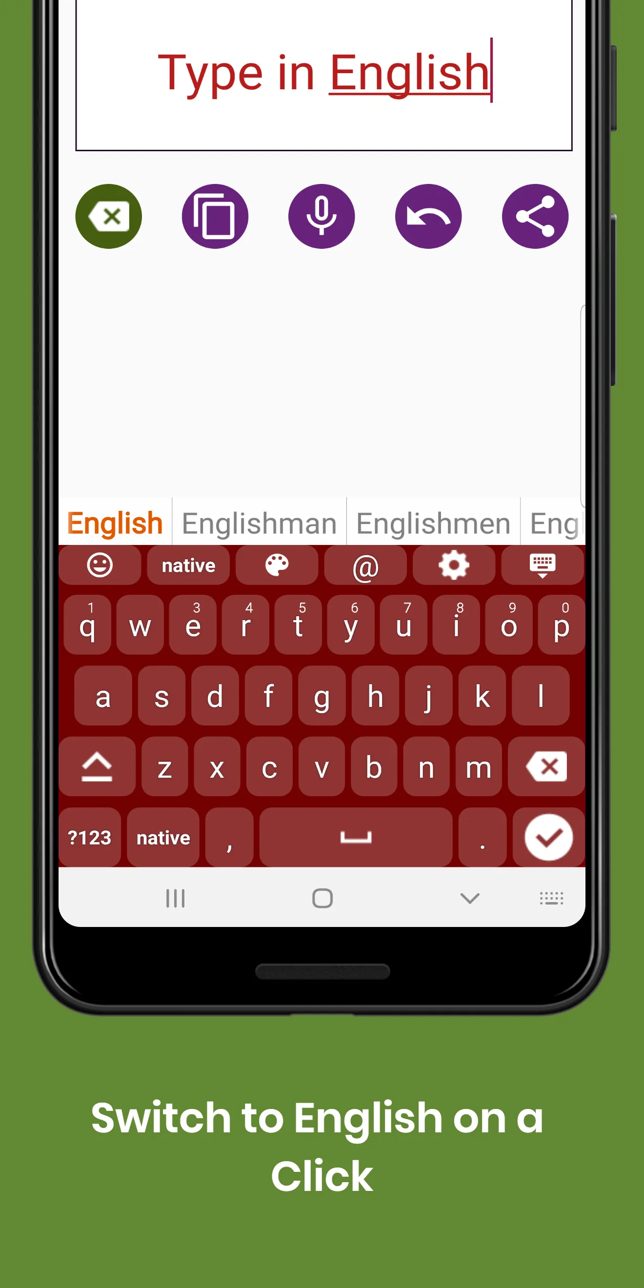 Maori English Keyboard : Infra | Indus Appstore | Screenshot