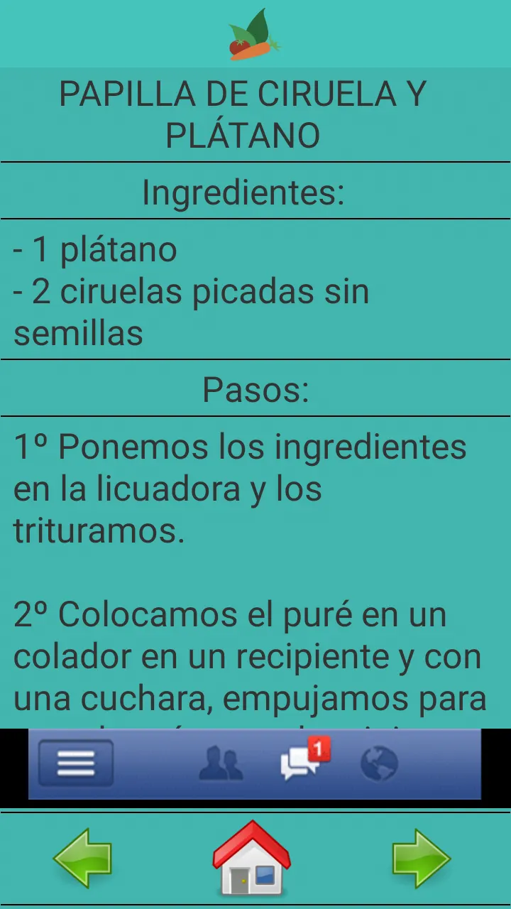 Recetas Para Bebés | Indus Appstore | Screenshot