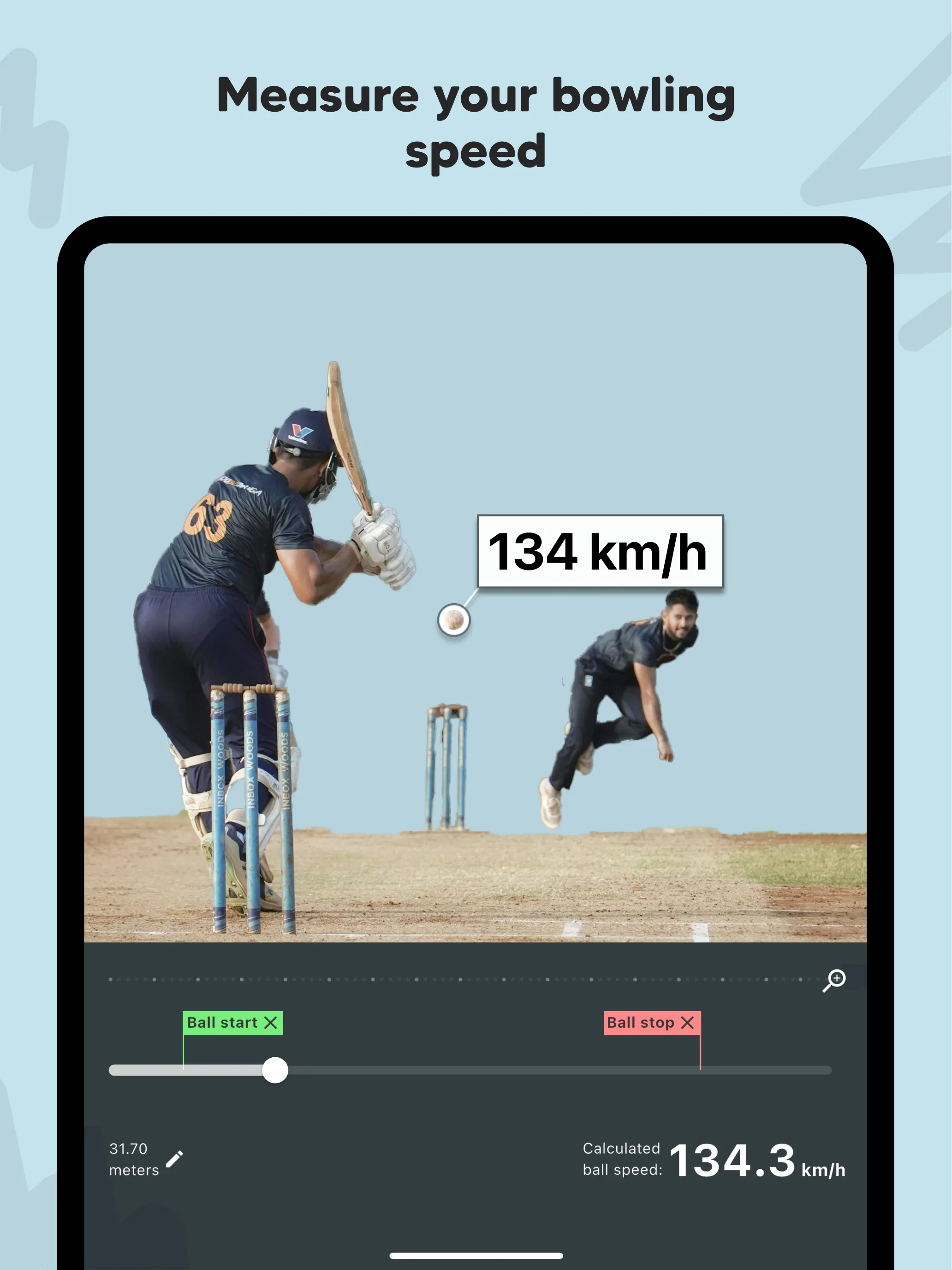 Bowling speed Meter - accurate | Indus Appstore | Screenshot