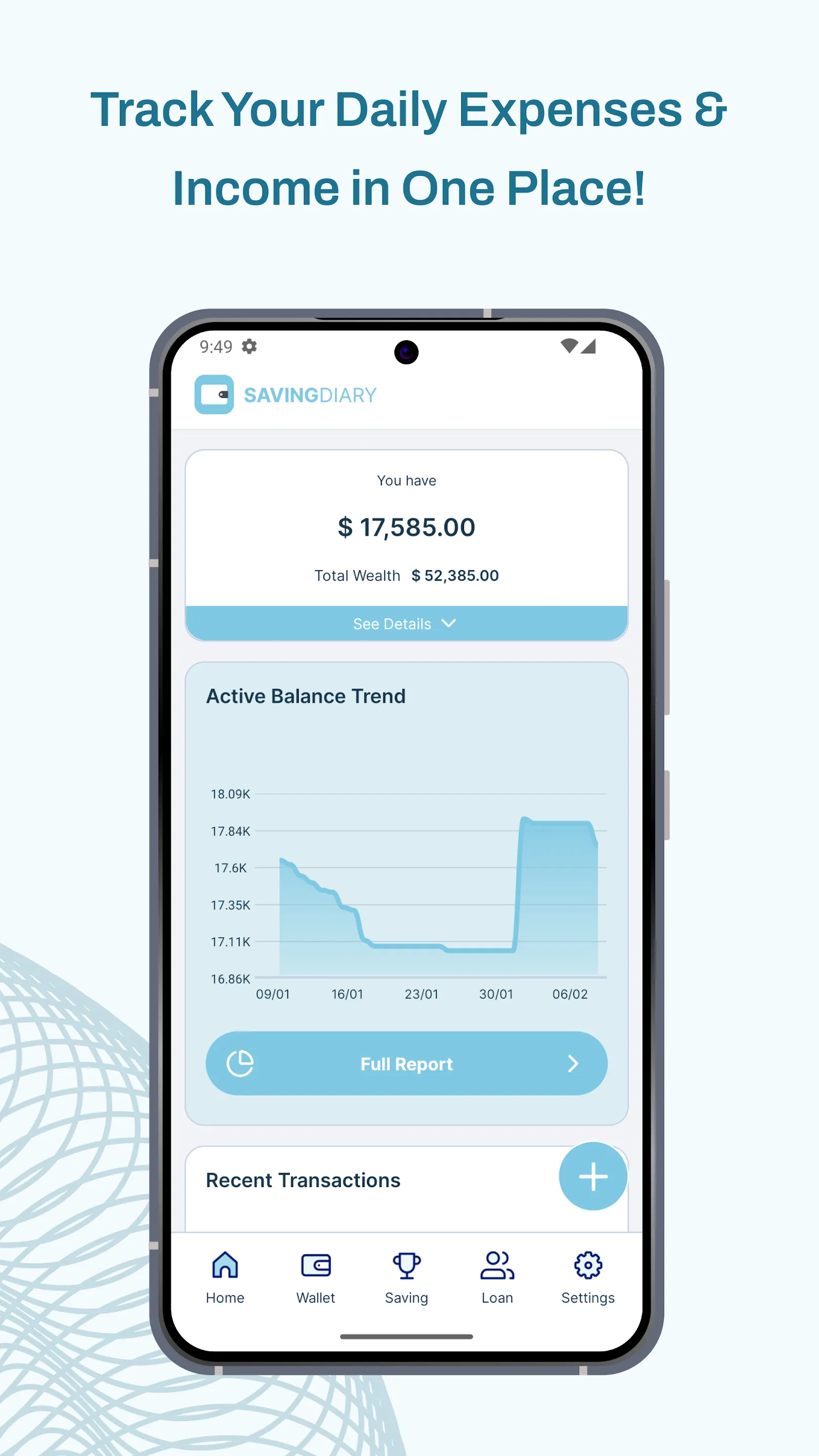 Saving Diary - Money Manager | Indus Appstore | Screenshot