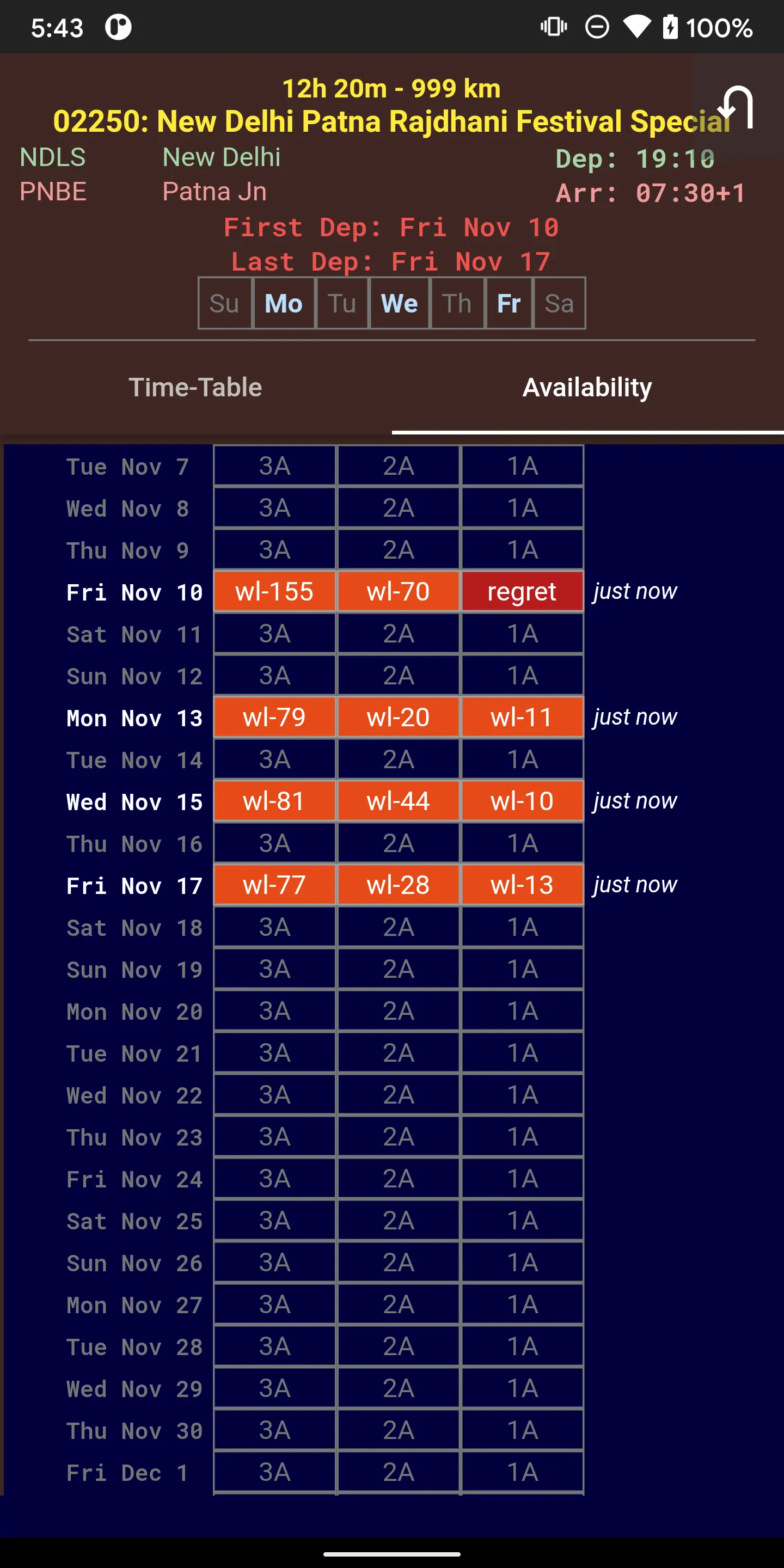 RailCal: Railways Calendar | Indus Appstore | Screenshot