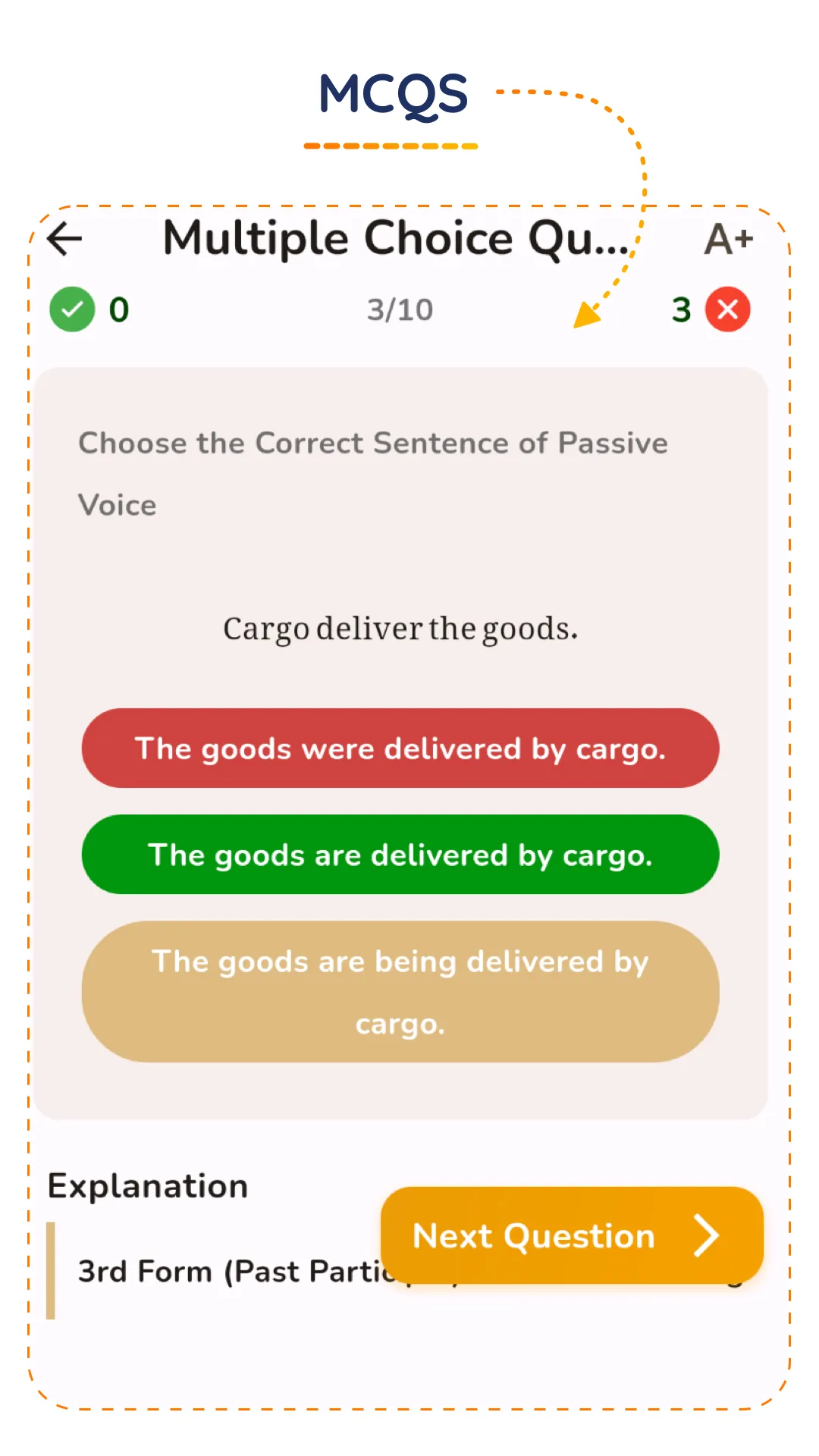 Active Voice Passive Voice | Indus Appstore | Screenshot