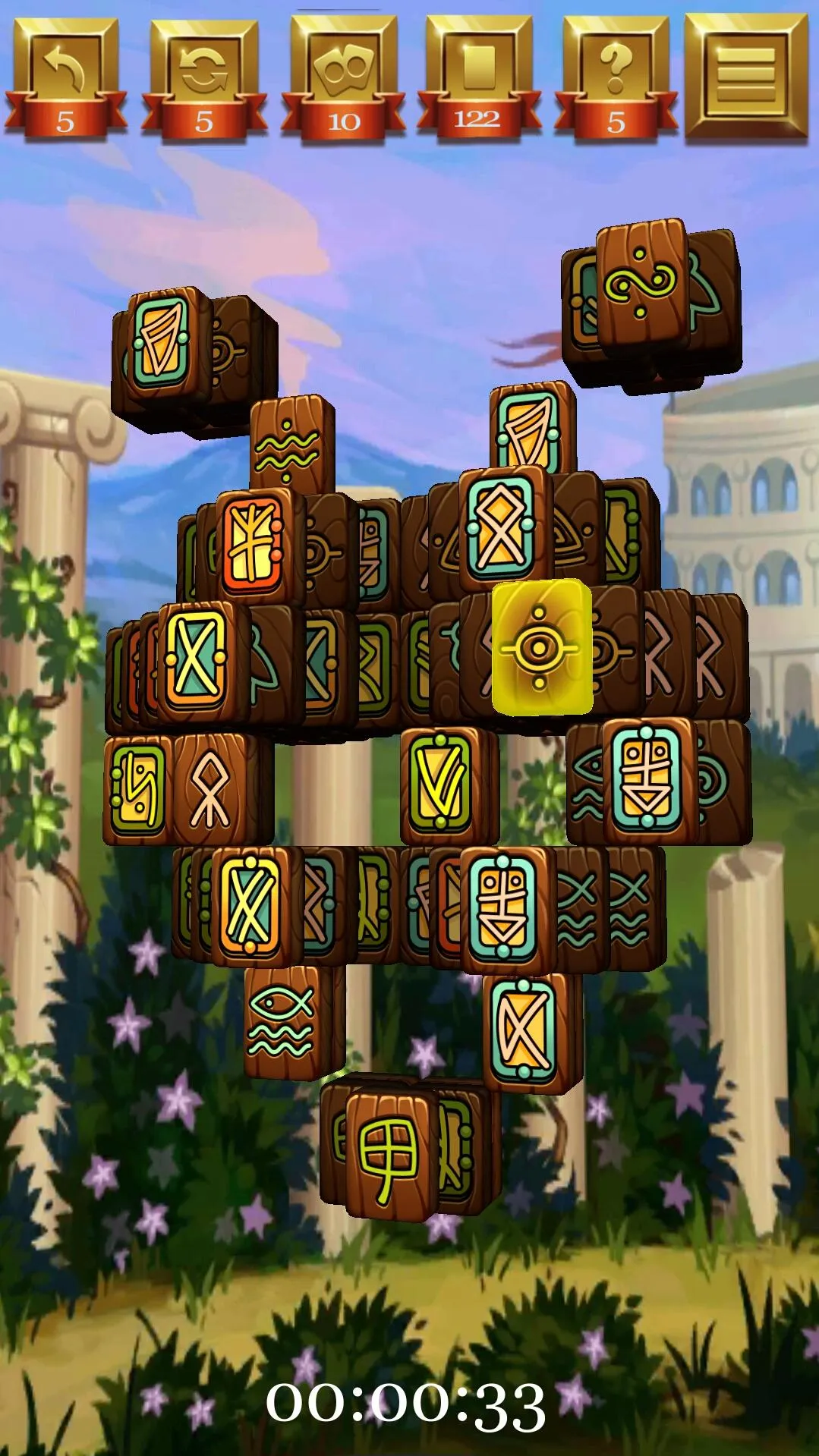 Doubleside Mahjong Rome | Indus Appstore | Screenshot