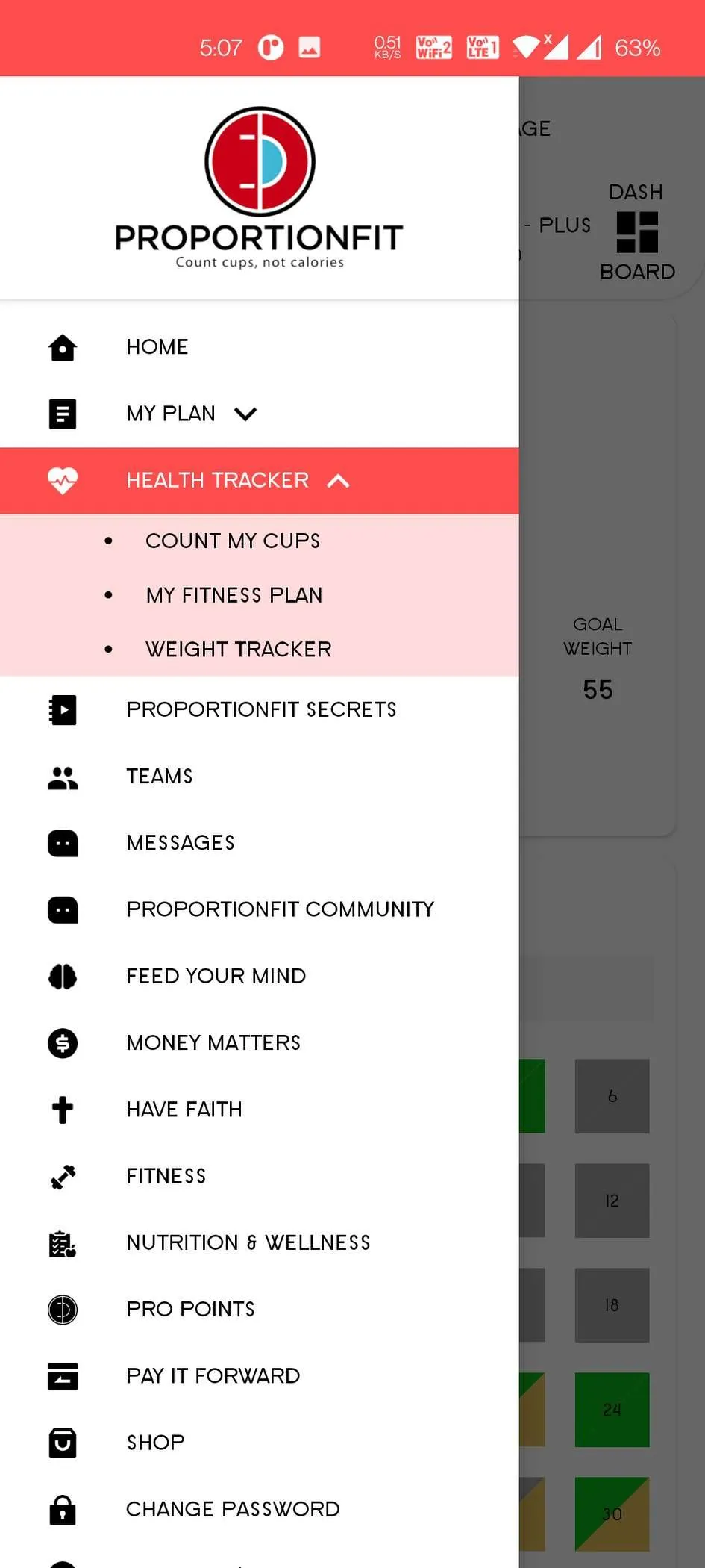 Eat Number By ProportionFit | Indus Appstore | Screenshot