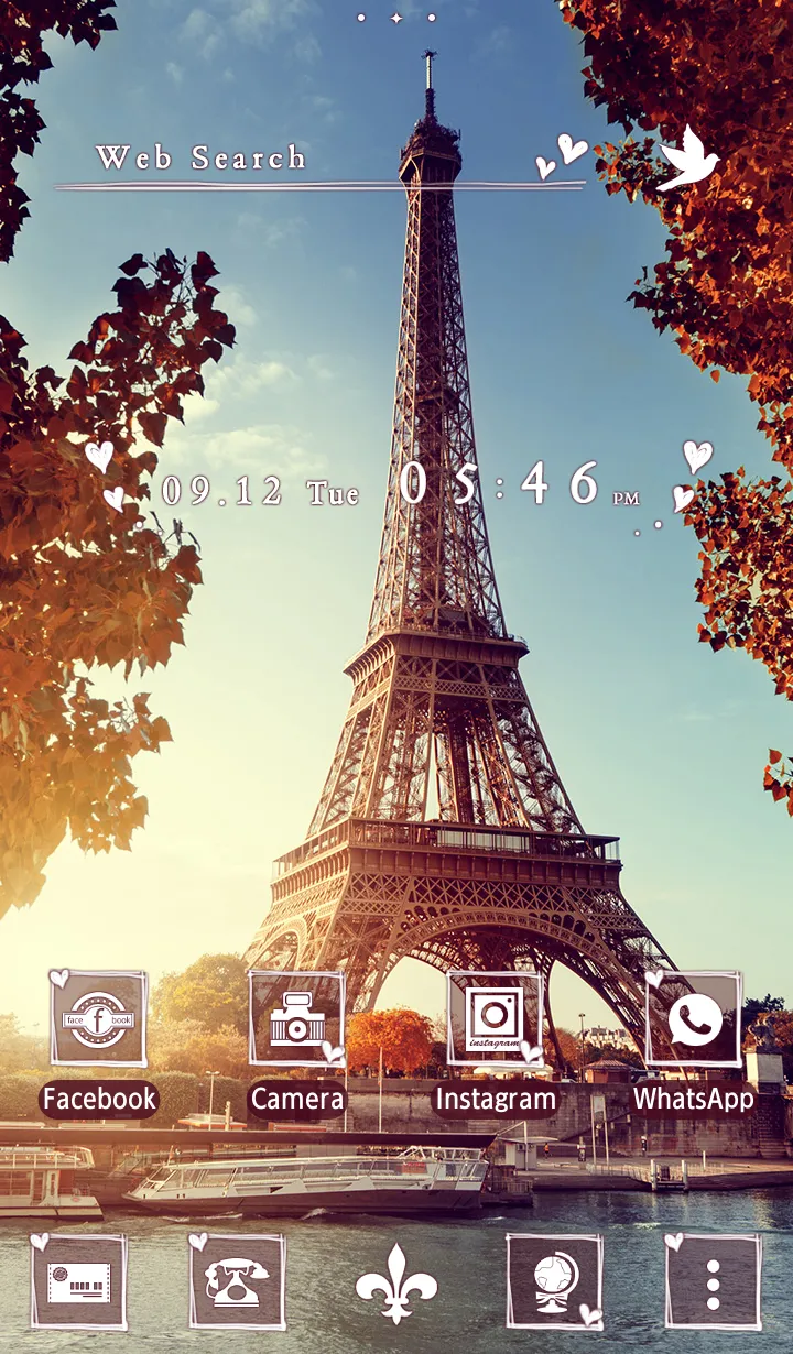 Paris in Autumn Theme | Indus Appstore | Screenshot