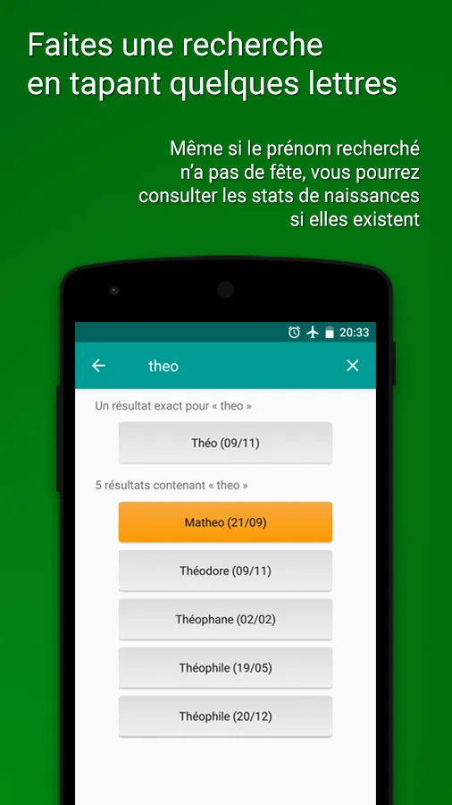 Prénoms en fête | Indus Appstore | Screenshot