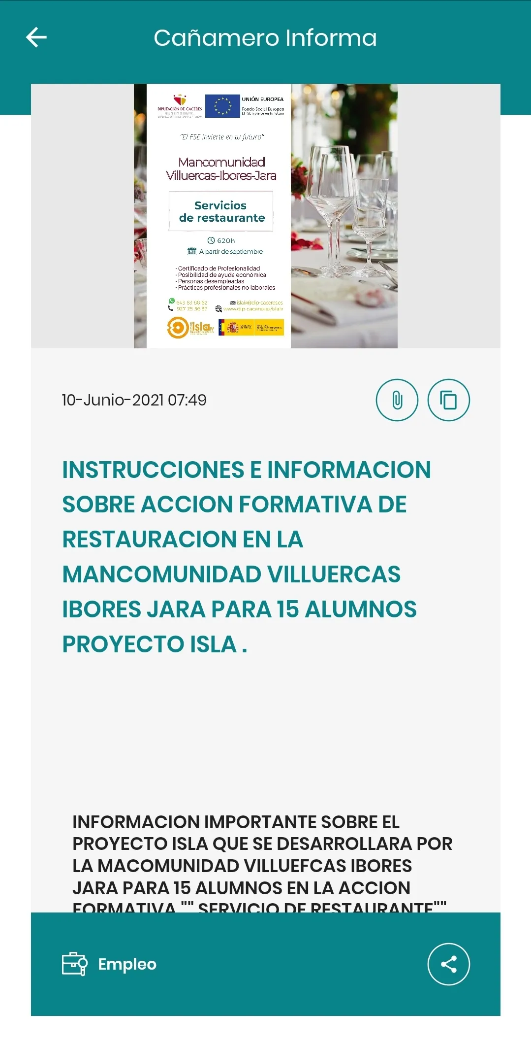 Cañamero Informa | Indus Appstore | Screenshot