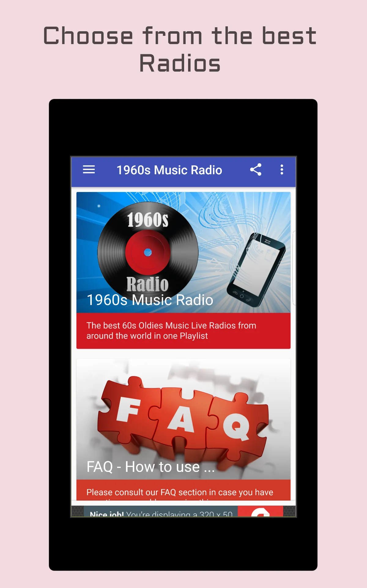 60s Radio Sixties Music | Indus Appstore | Screenshot