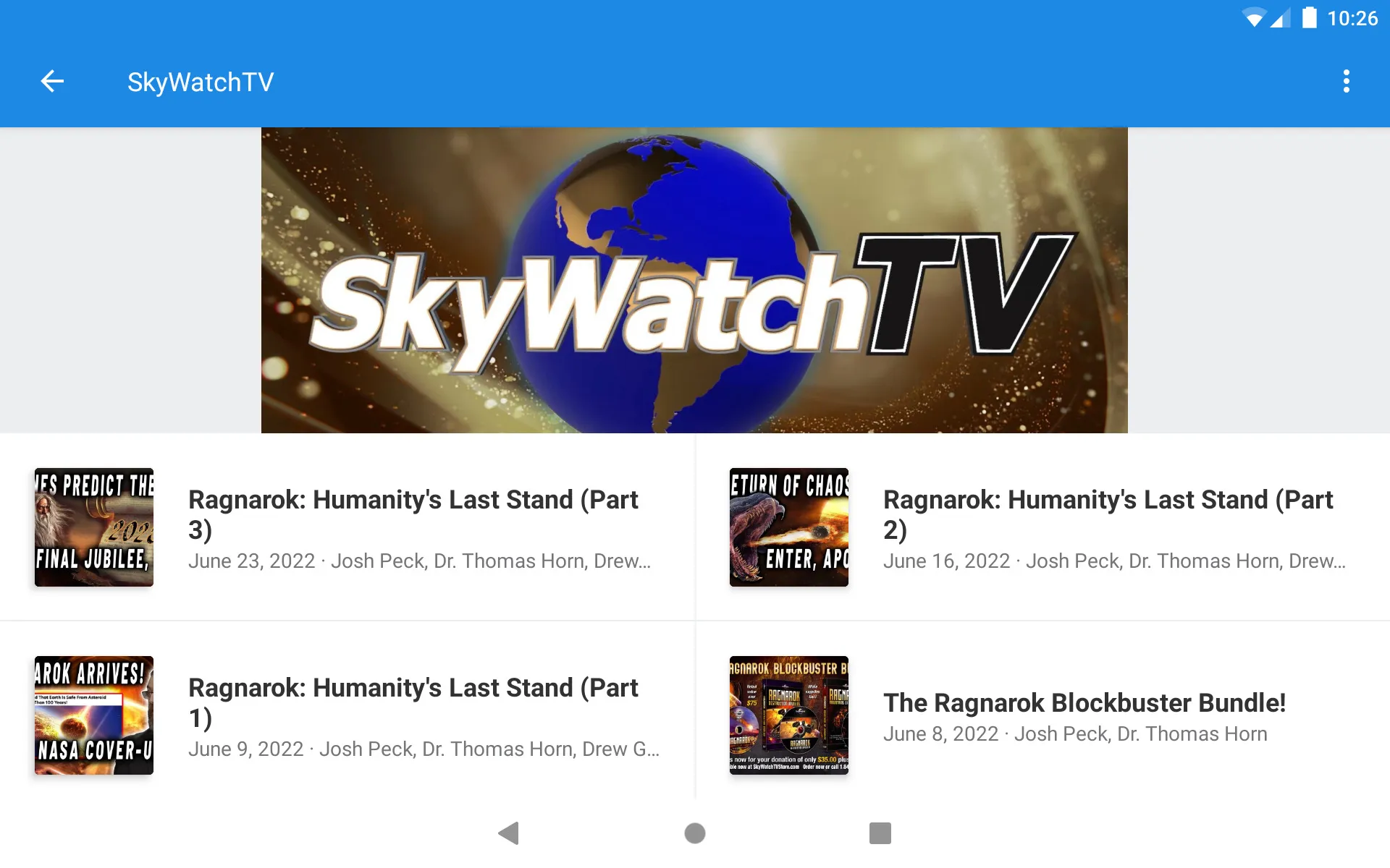 SkyWatchTV App | Indus Appstore | Screenshot