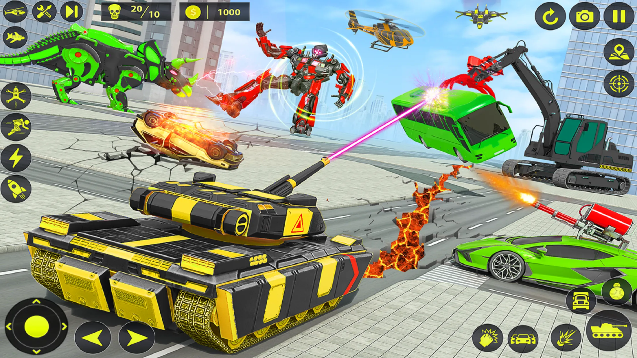 Army Tank Robot Car Games: | Indus Appstore | Screenshot