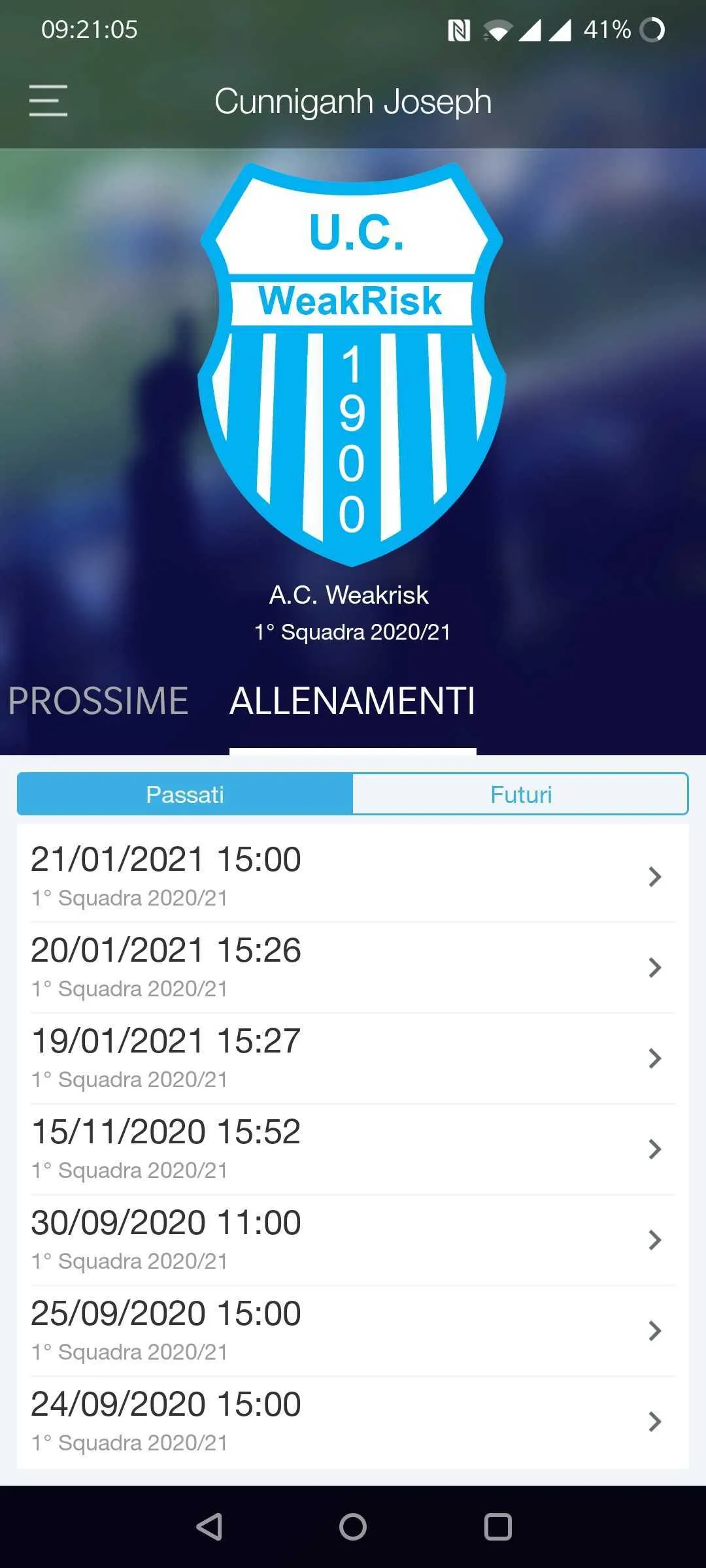 WeakRisk Sport Solutions | Indus Appstore | Screenshot