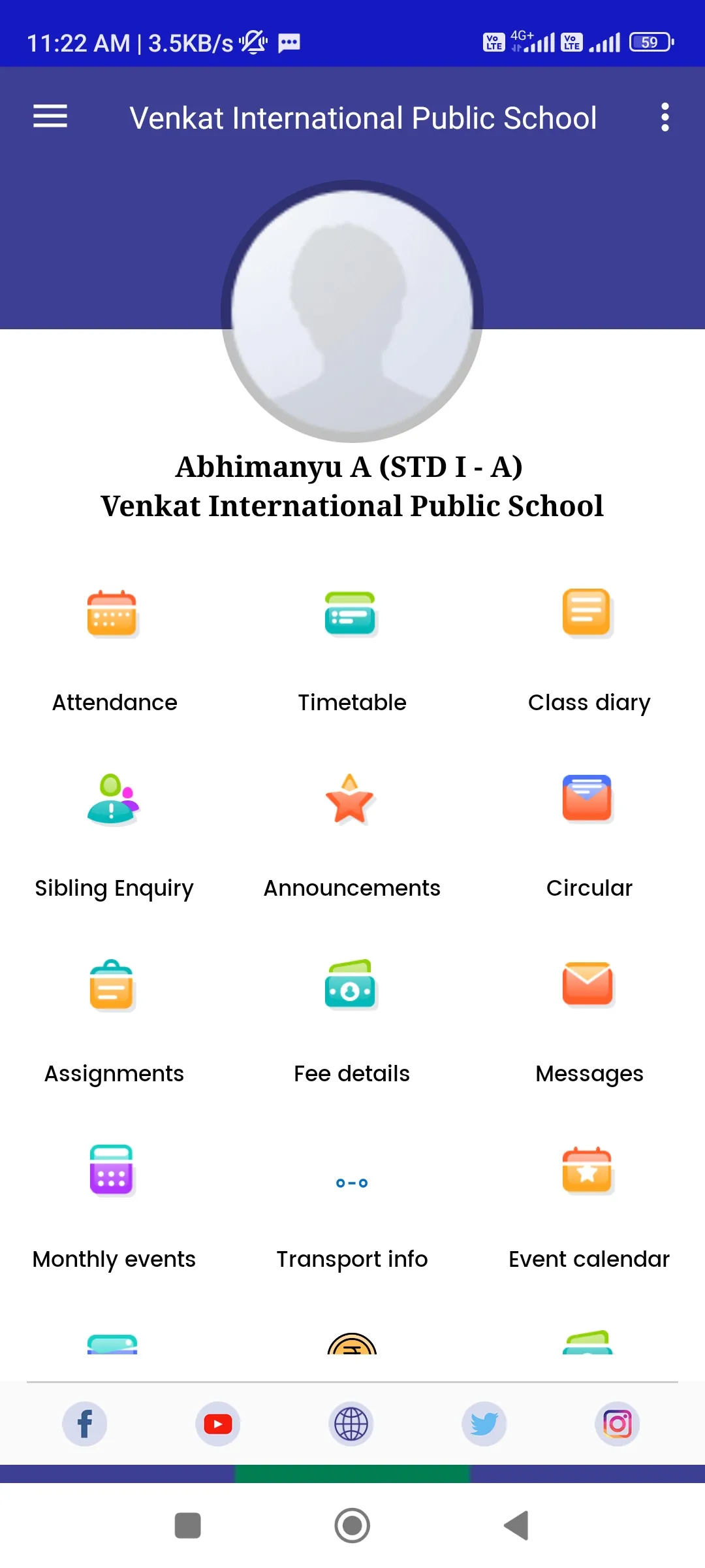 VenkatStAnnsVenus Institutions | Indus Appstore | Screenshot