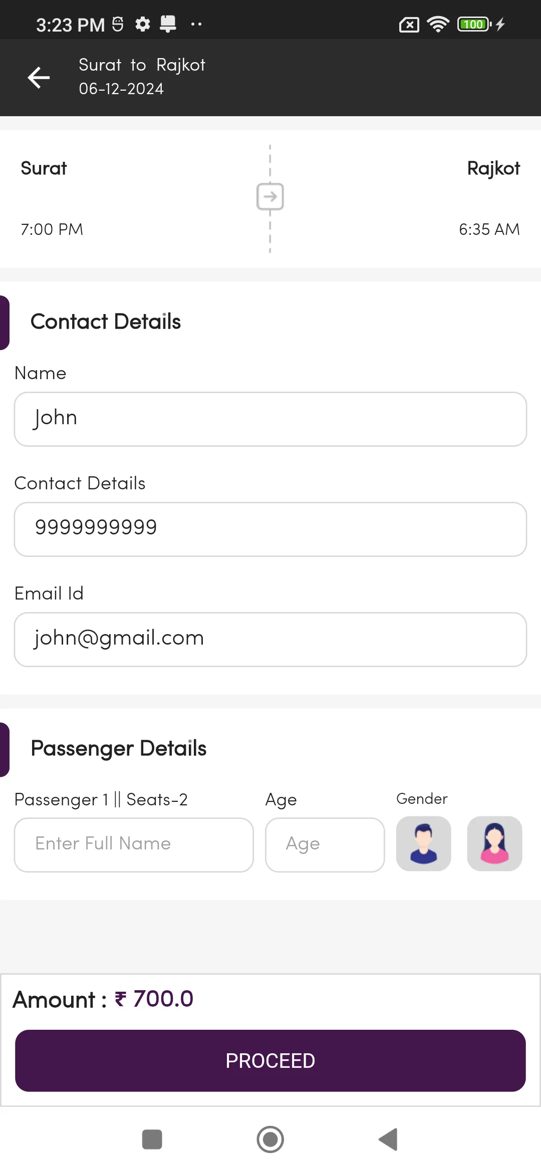 Sarthi Bus | Indus Appstore | Screenshot