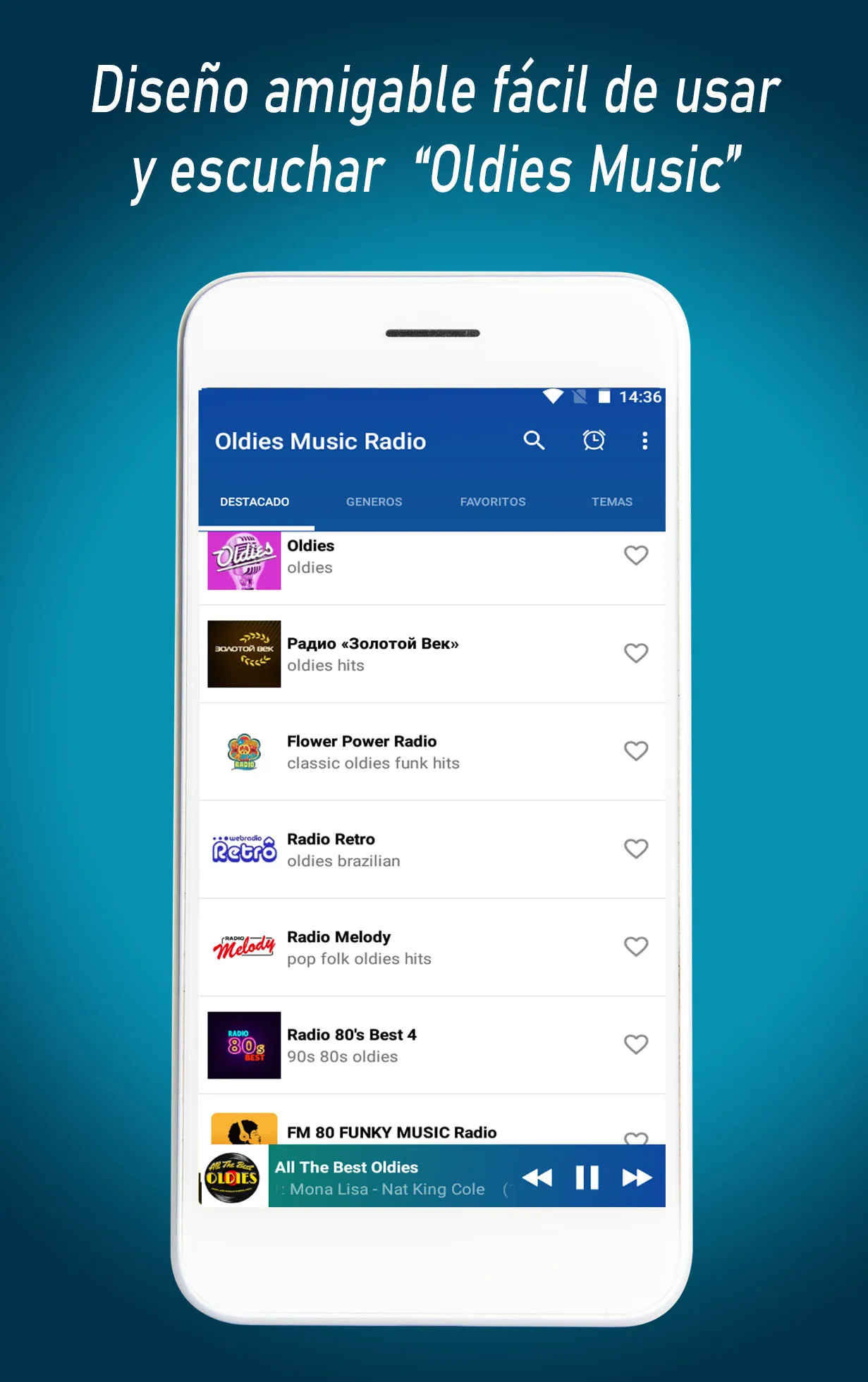 50s 60s 70s Oldies Music Radio | Indus Appstore | Screenshot