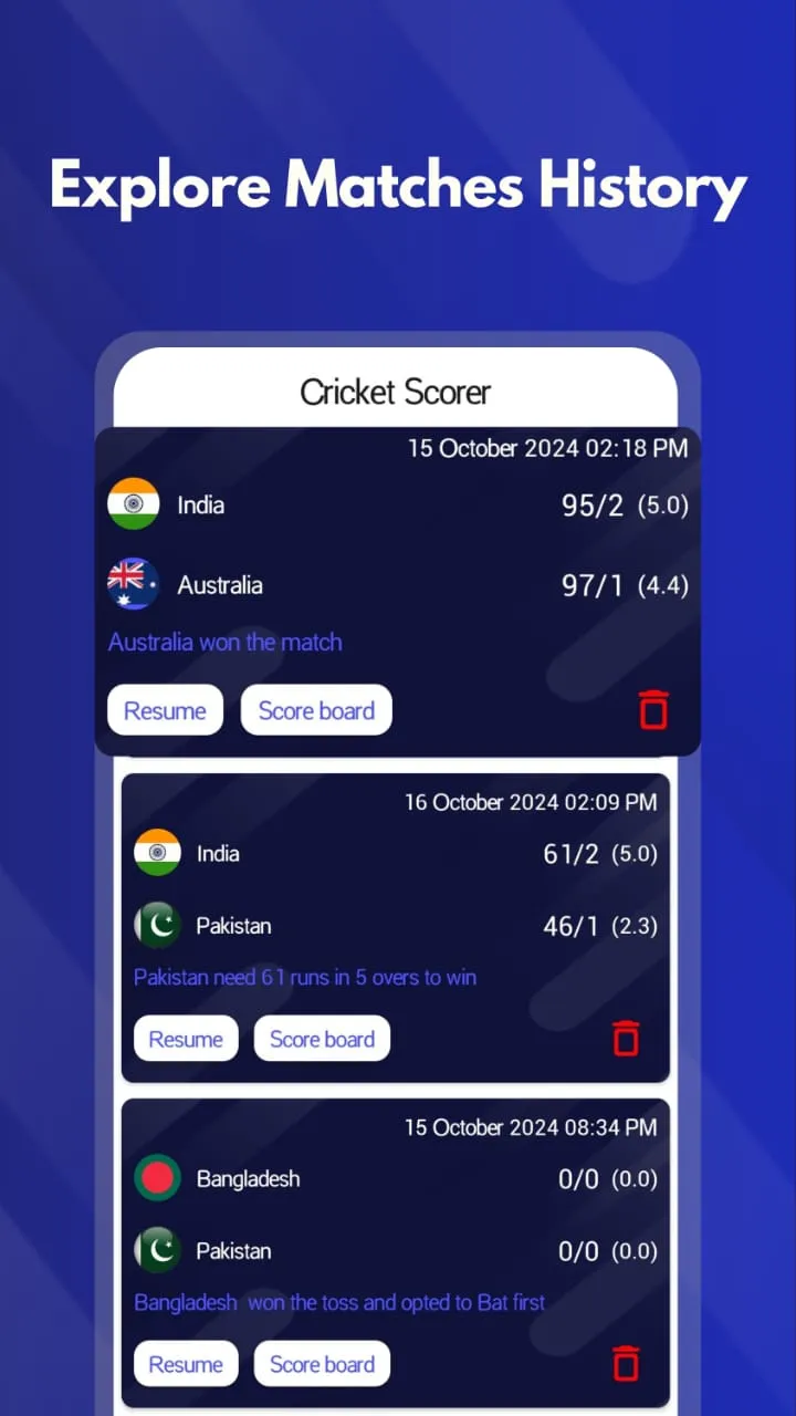 Easy Cricket Scorer | Indus Appstore | Screenshot