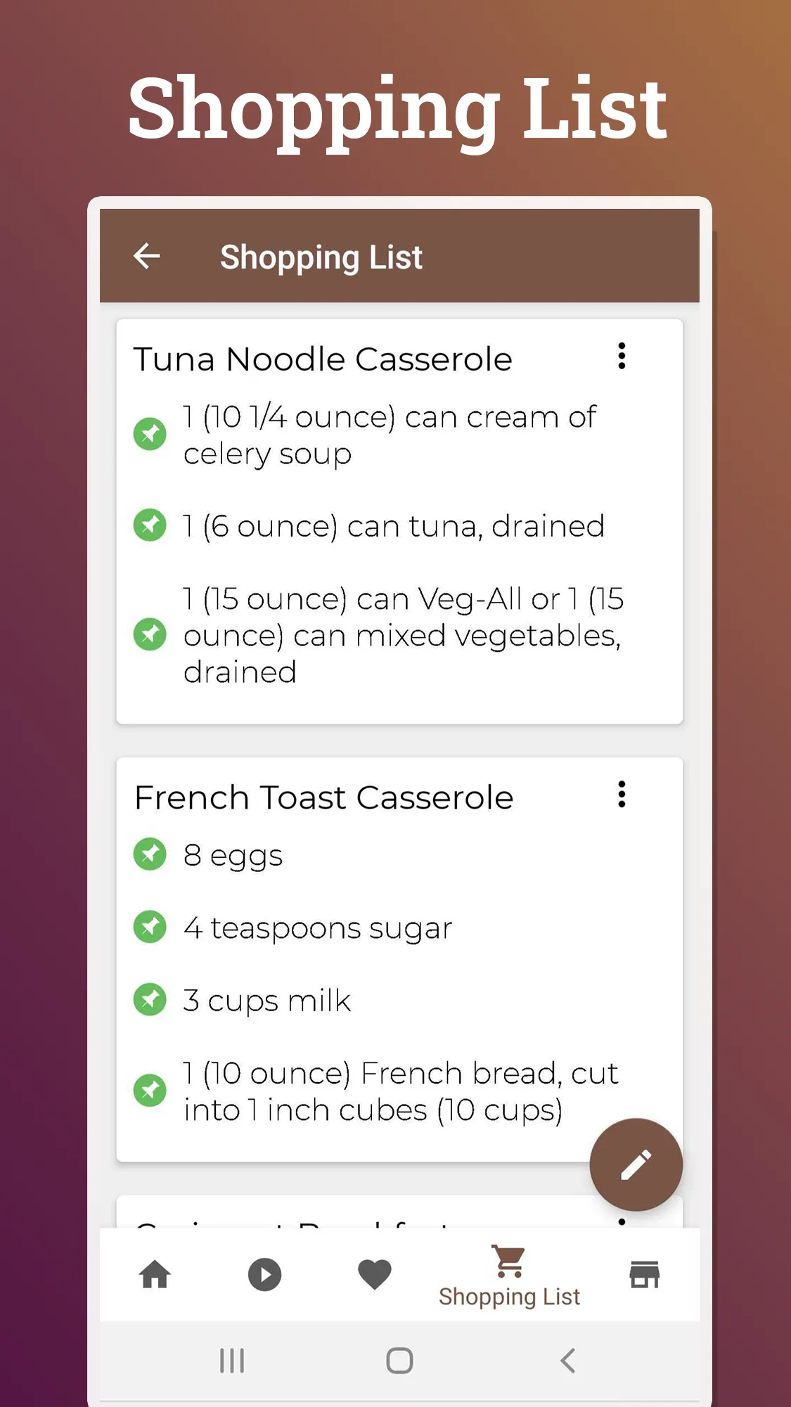 Casserole Recipes | Indus Appstore | Screenshot