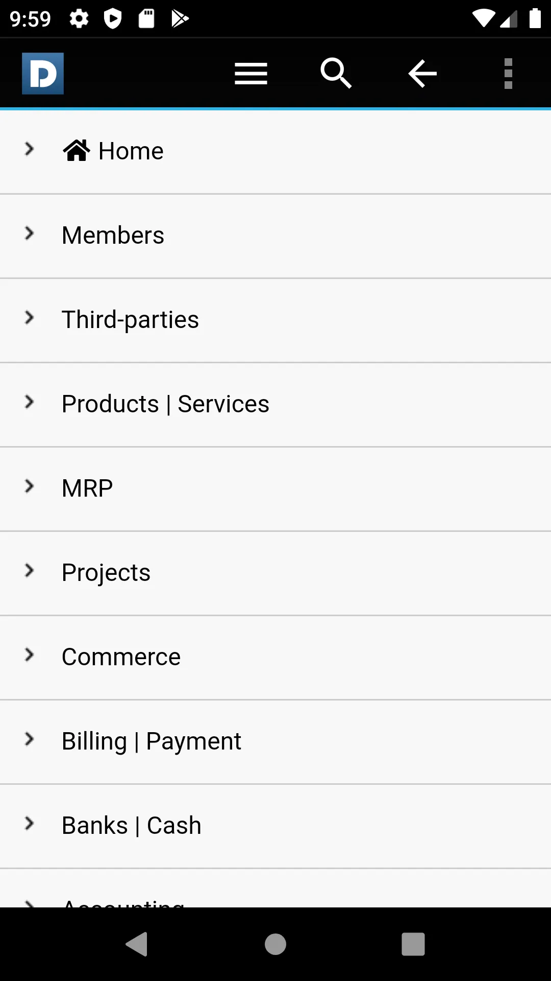 DoliDroid for Dolibarr ERP-CRM | Indus Appstore | Screenshot