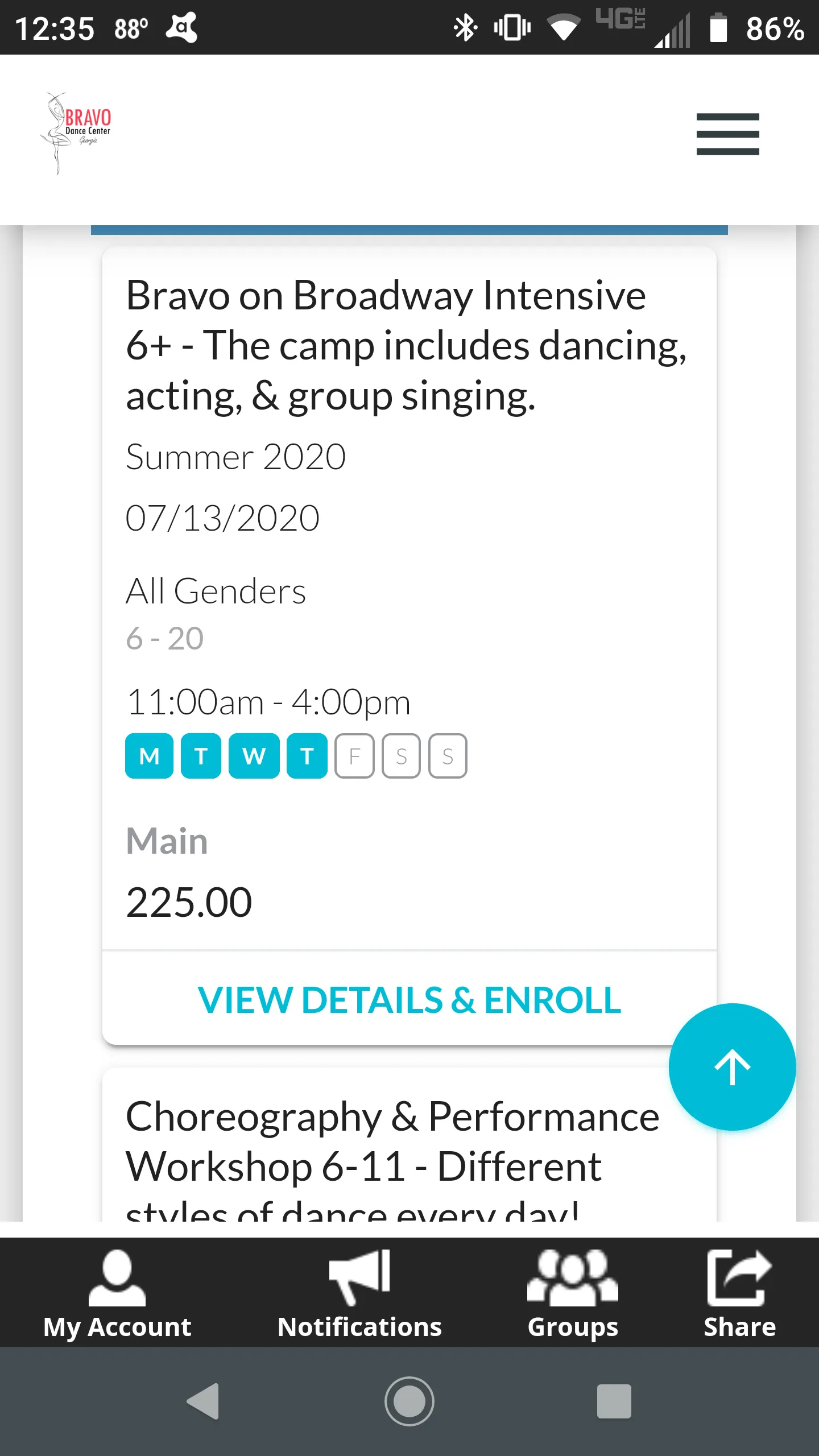 Bravo Dance Center | Indus Appstore | Screenshot