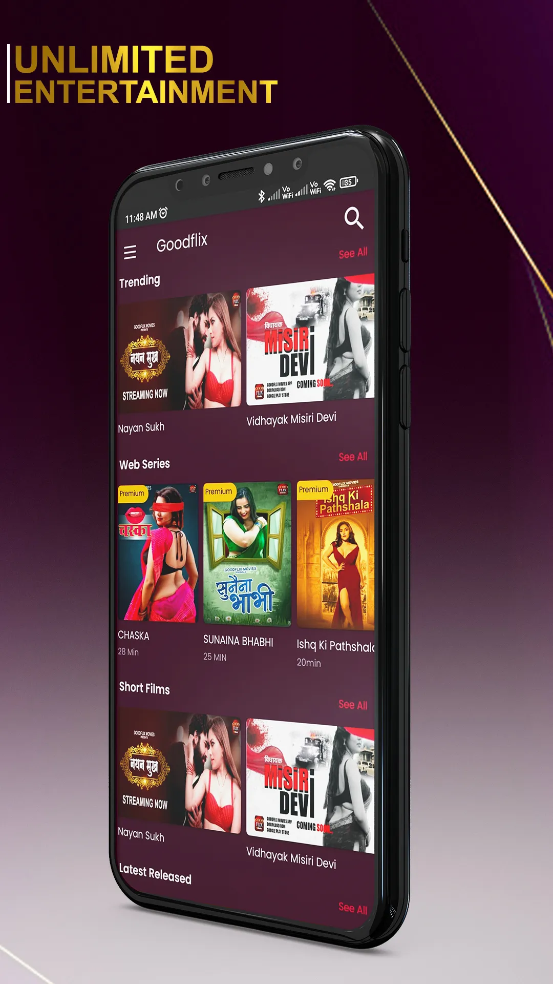 Goodflix Movies | Indus Appstore | Screenshot