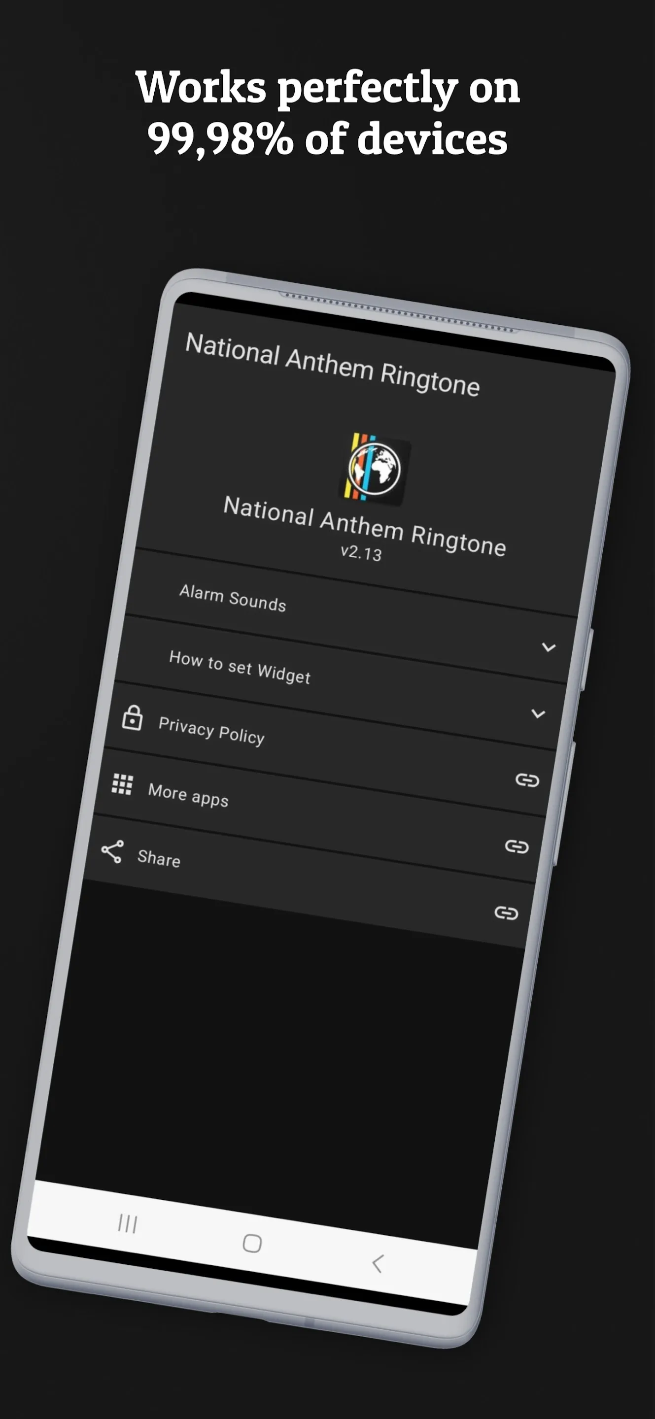 National Anthem Ringtone | Indus Appstore | Screenshot