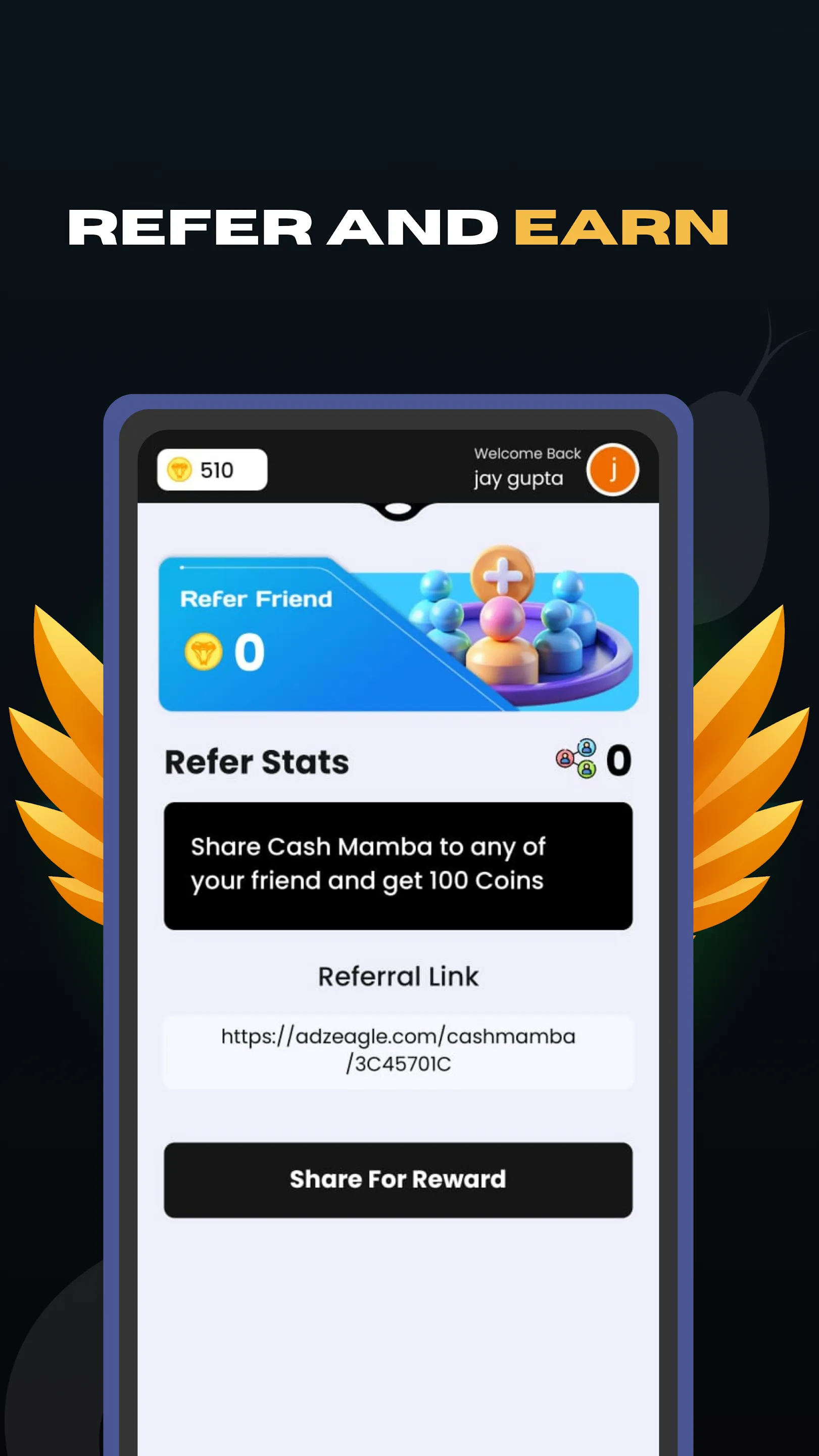 Cash Mamba - Earn Rewards | Indus Appstore | Screenshot