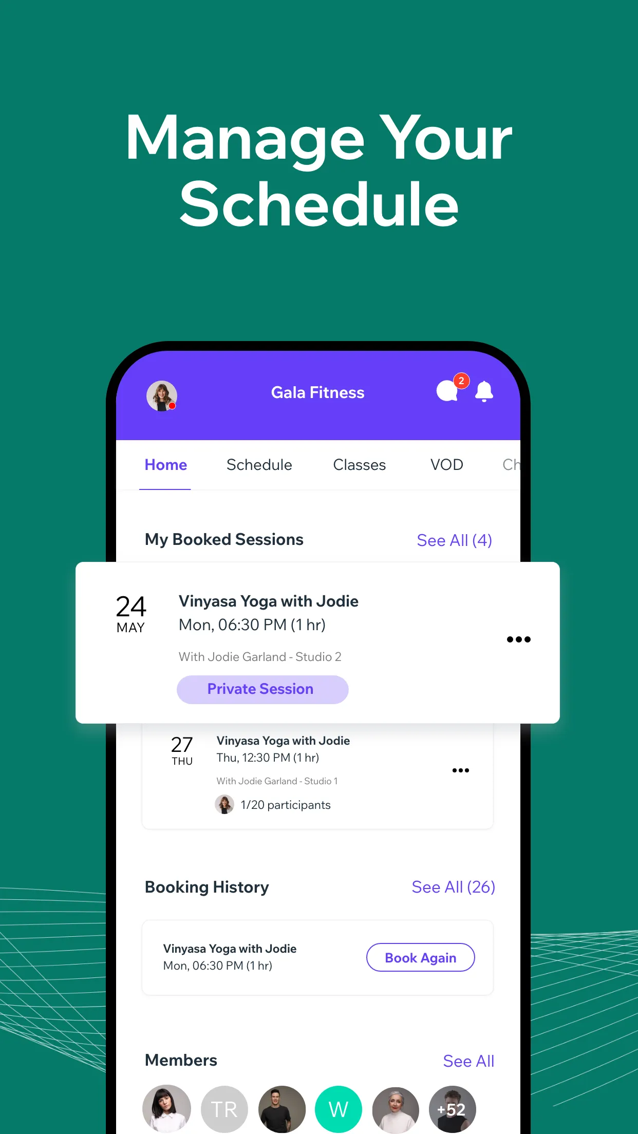 Fit by Wix: Book, manage, pay  | Indus Appstore | Screenshot