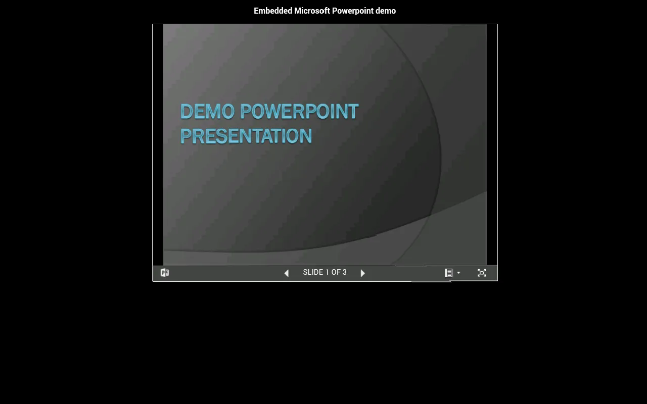 Web Page Presenter Demo | Indus Appstore | Screenshot