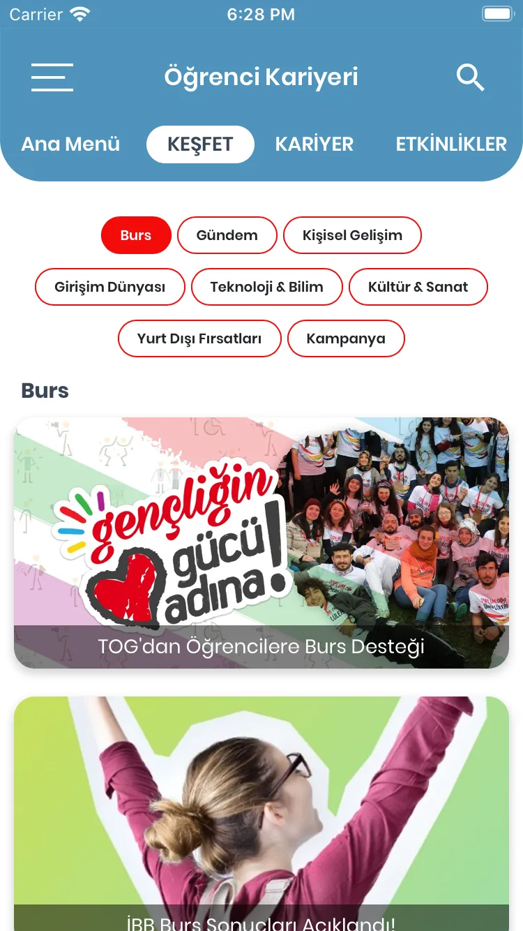 Öğrenci Kariyeri | Indus Appstore | Screenshot