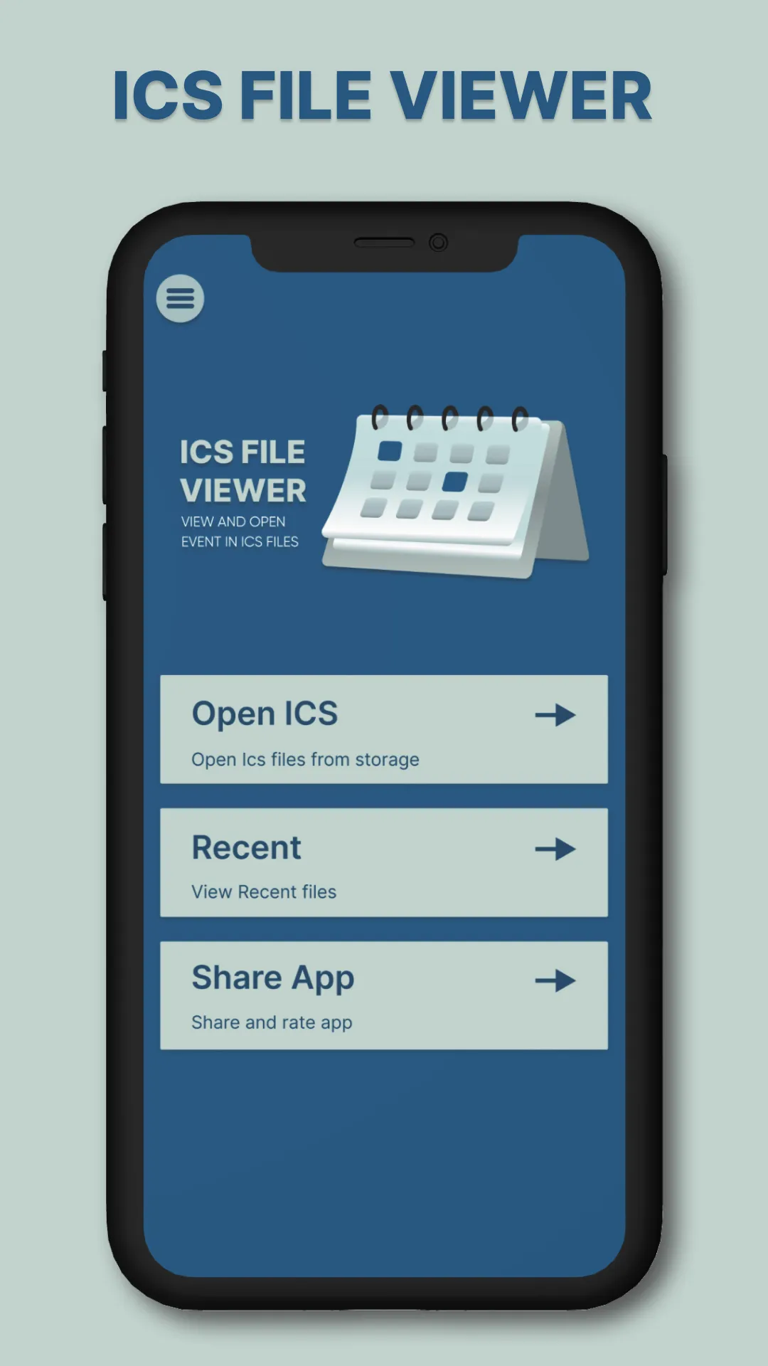 ICS File Viewer - File Reader | Indus Appstore | Screenshot