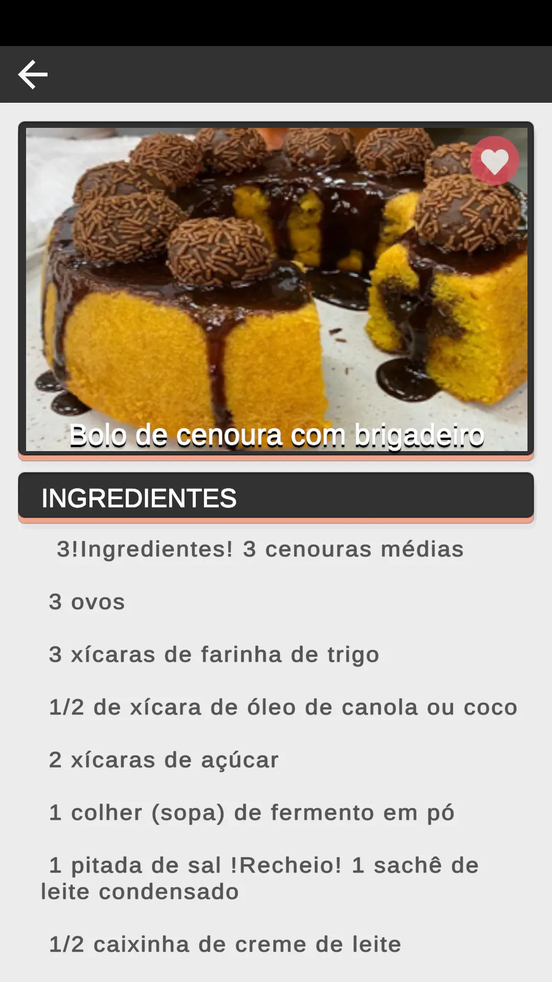 Como fazer bolo de cenoura | Indus Appstore | Screenshot