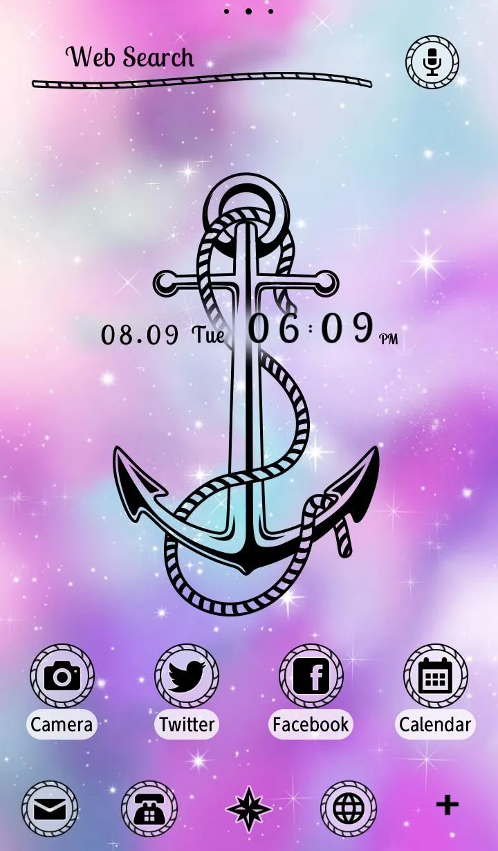 Galaxy Anchor Theme +HOME | Indus Appstore | Screenshot