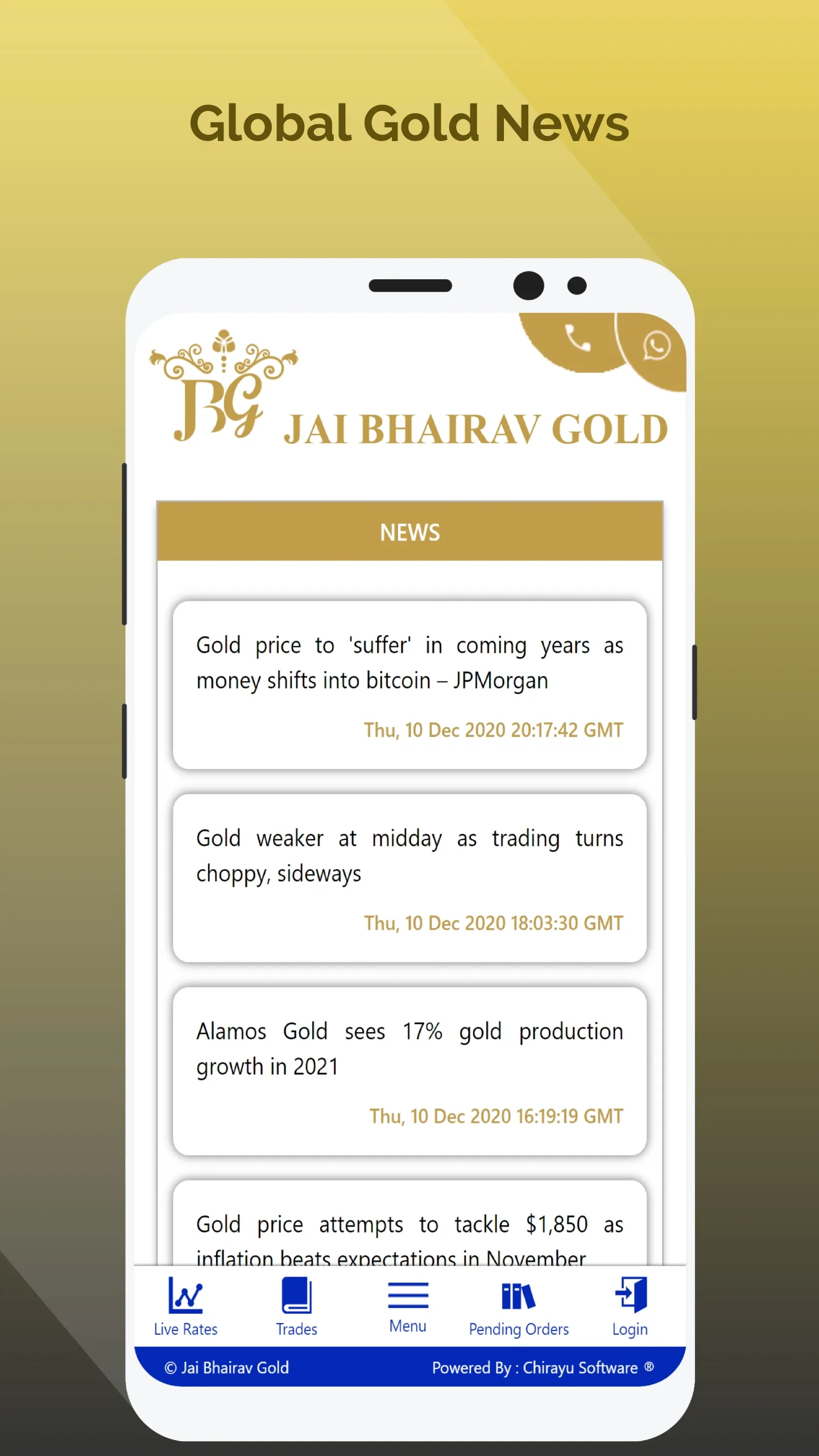 Jai Bhairav Gold | Indus Appstore | Screenshot