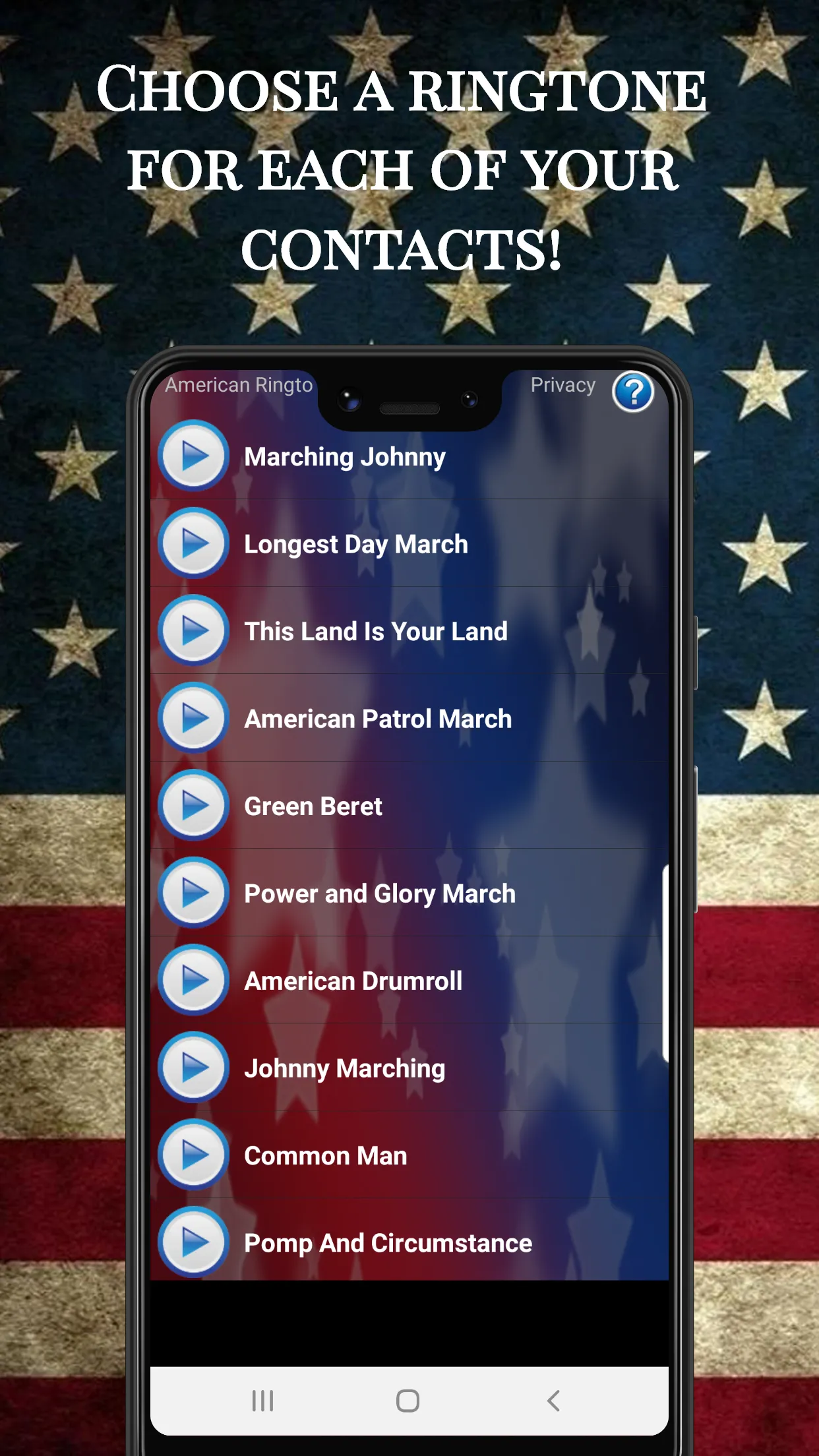 American Ringtones | Indus Appstore | Screenshot