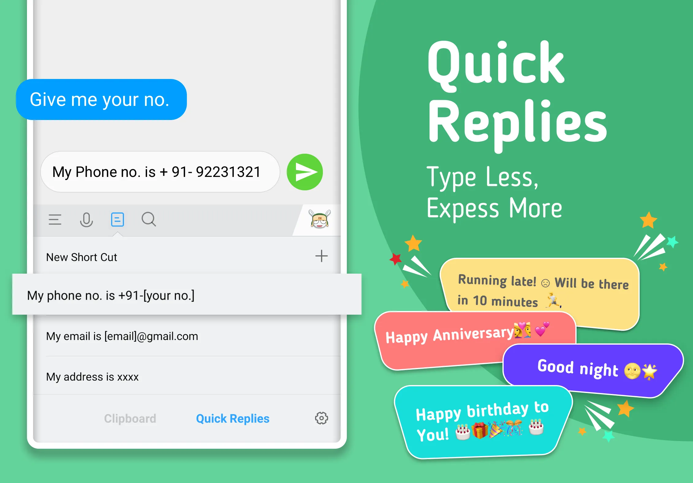 Mint Keyboard:Fonts,Emojis | Indus Appstore | Screenshot