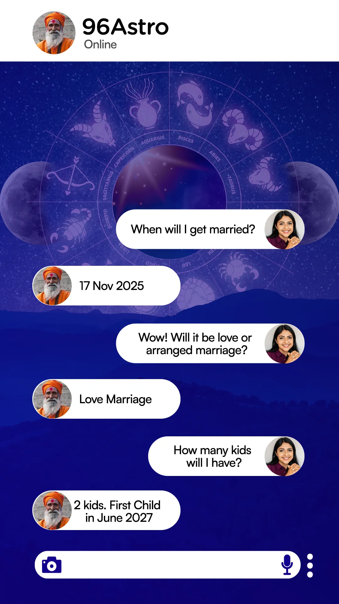 96Astro - Talk to Astrologer | Indus Appstore | Screenshot