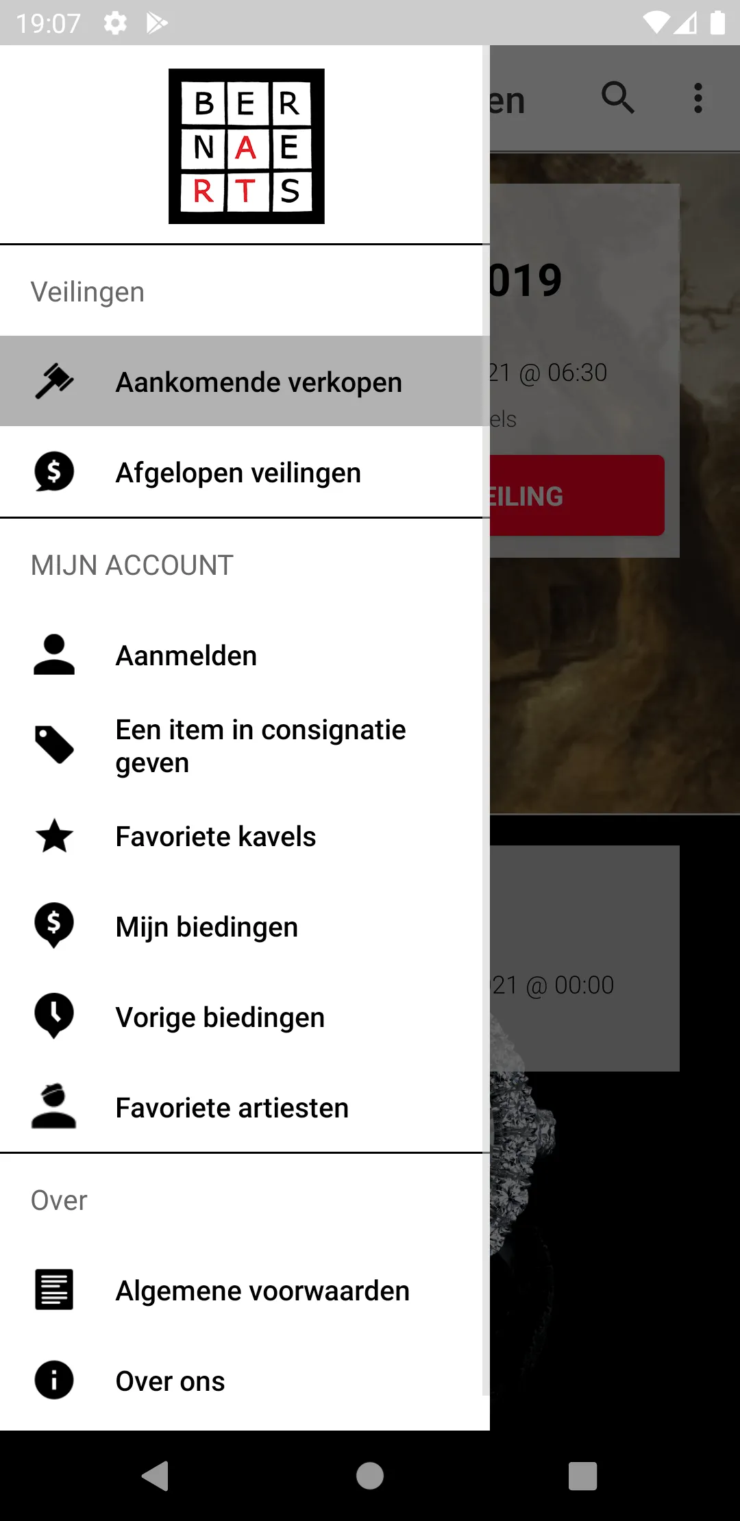 Auctioneers Bernaerts | Indus Appstore | Screenshot