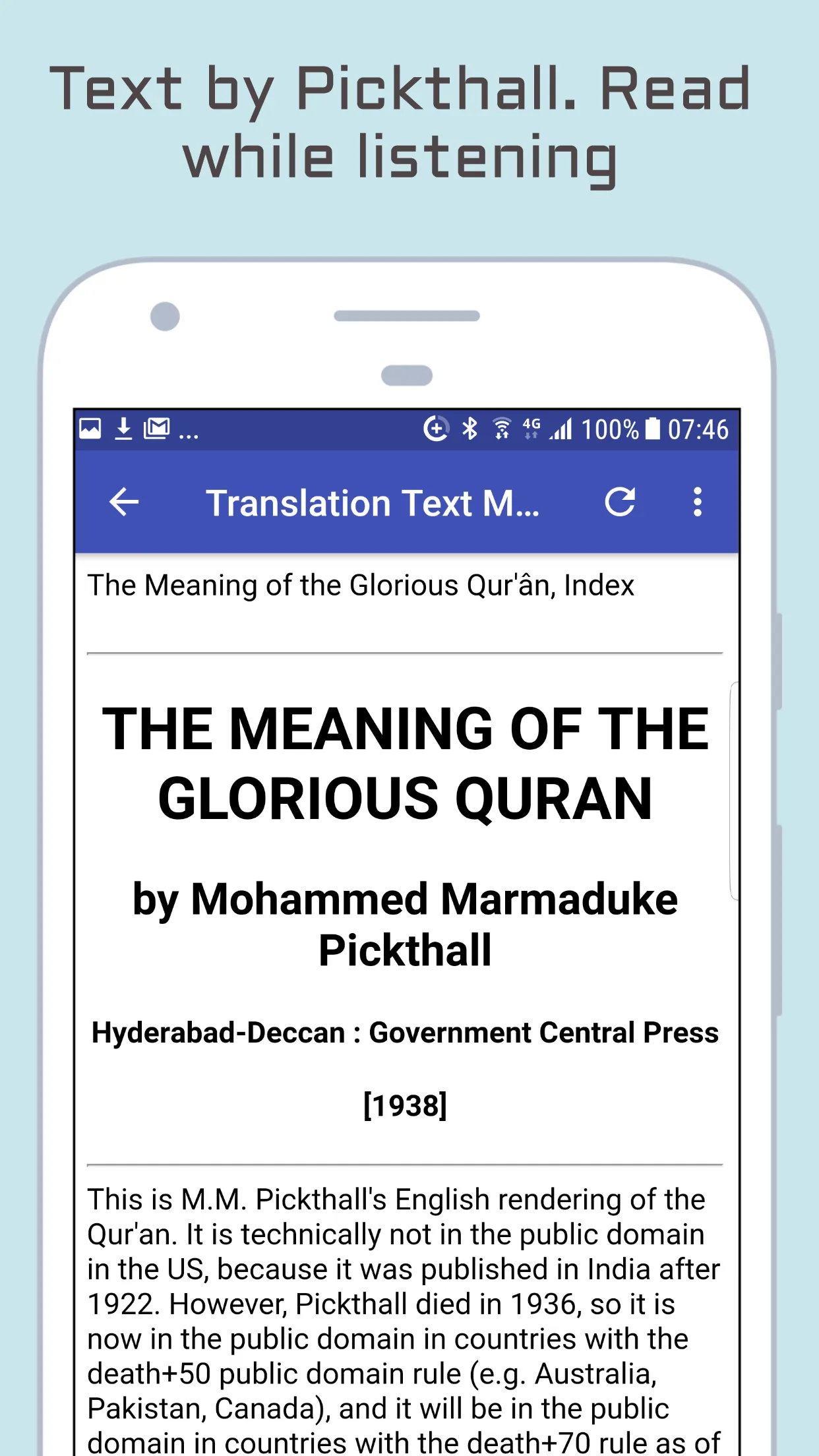 Quran English MP3 & ebook | Indus Appstore | Screenshot